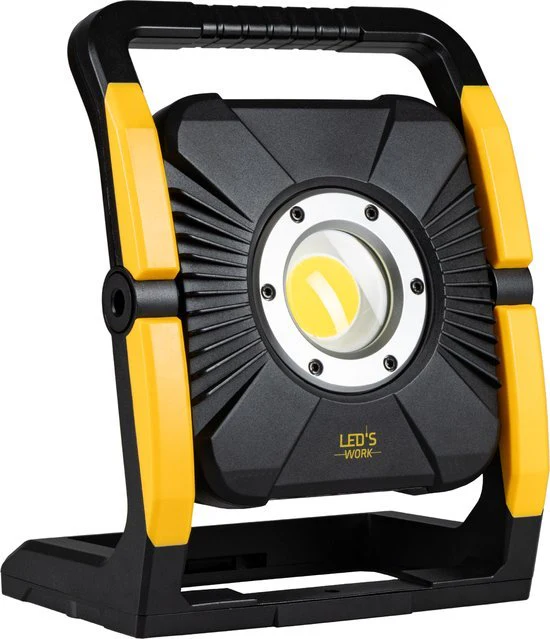LED's Work 18V Acculamp Werklamp - Incl Adapters - LED Werklamp 5000lm – Klasse 3 • IP54 • IK08 • Dimbaar • Compatibel met Makita, Bosch, DeWalt & Metabo - Image 12