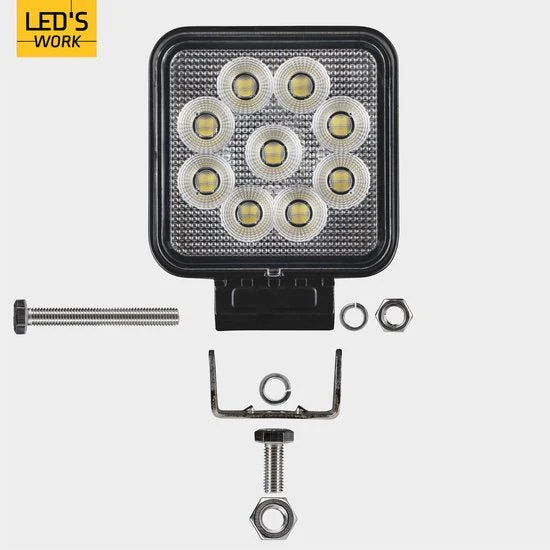 LED's Work LED Schijnwerper voor voertuigen - Geschikt voor tractor, vrachtwagen, auto, bus en schip - 26W - Image 4