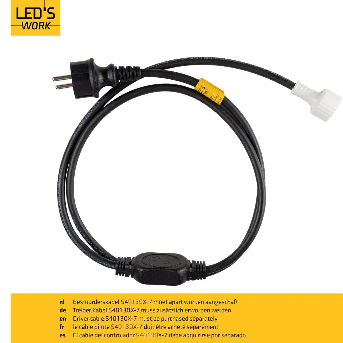 LED's Work LED Rope Lichtslang 50 meter bouwverlichting - Verlengbaar tot 100 meter - 40.000 lm - Image 11