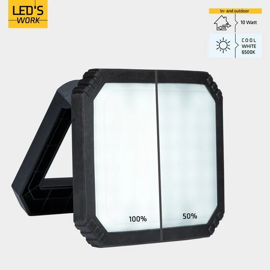 LED's Work Oplaadbare LED werklamp met accu 700 - Draadloos en draagbaar - 10W - Image 4