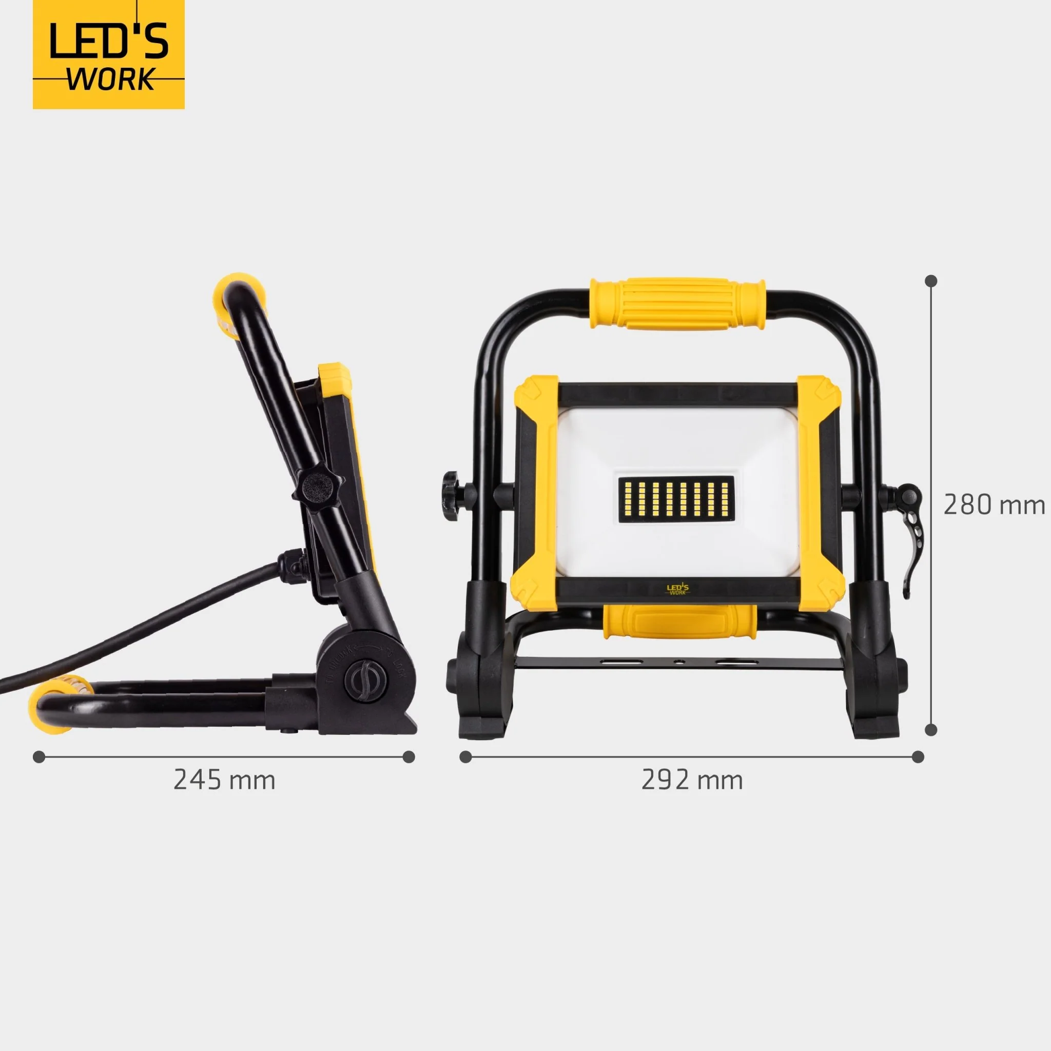 LED's Work Opvouwbare Bouwlamp 3900 - 30W LED - 3 meter kabel - Image 10