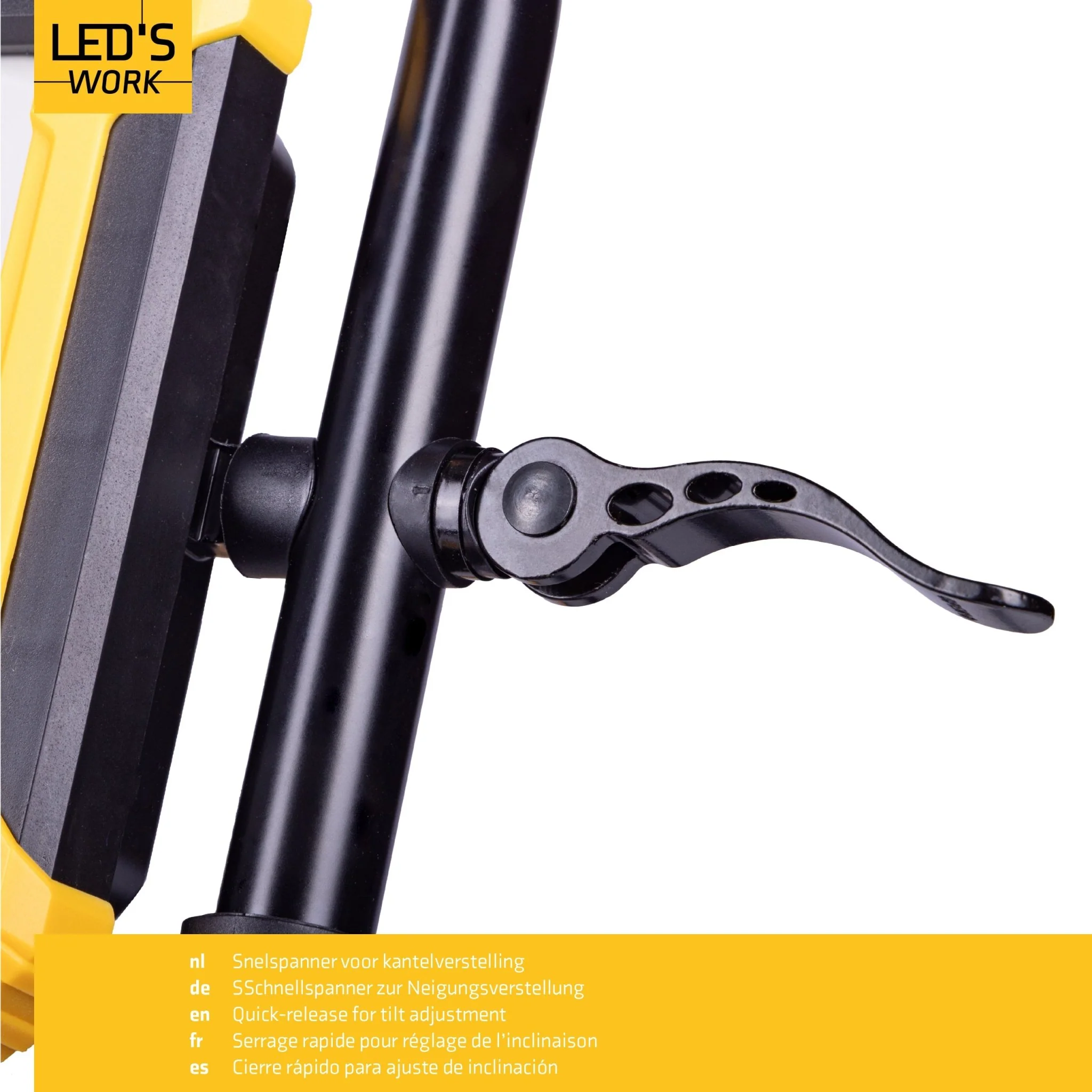 LED's Work Opvouwbare Bouwlamp 6400 - 50W - 5 meter kabel - Image 5