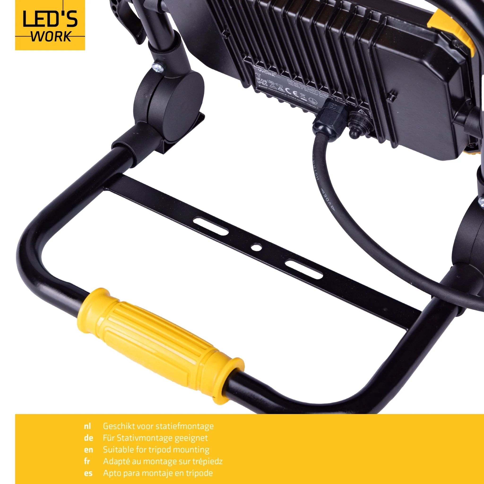 LED's Work Opvouwbare Bouwlamp 6400 - 50W - 5 meter kabel - Image 6
