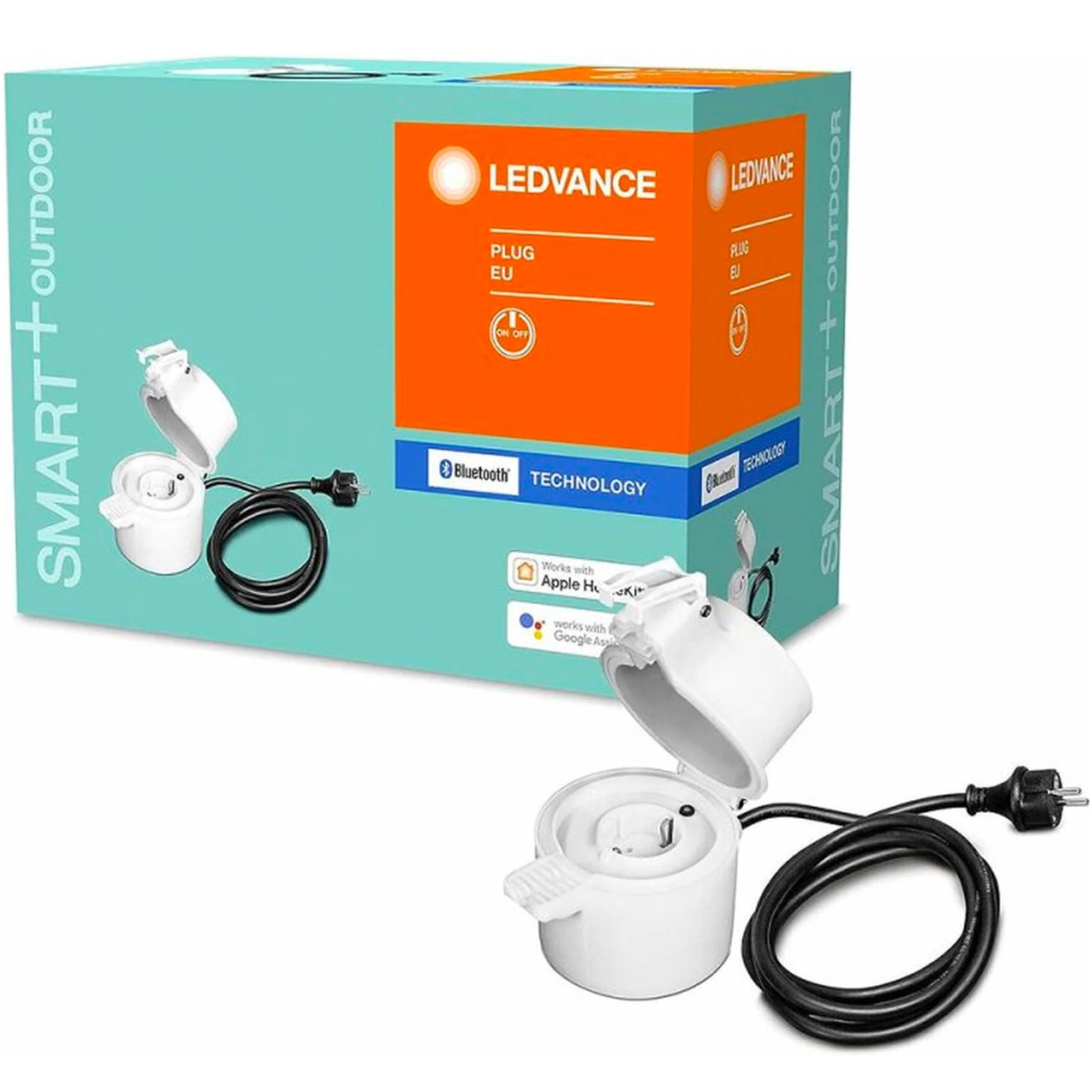 LEDVance Smart Buitenstopcontact met App - Aan- en uitschakelen met telefoon - IP44 - Image 2