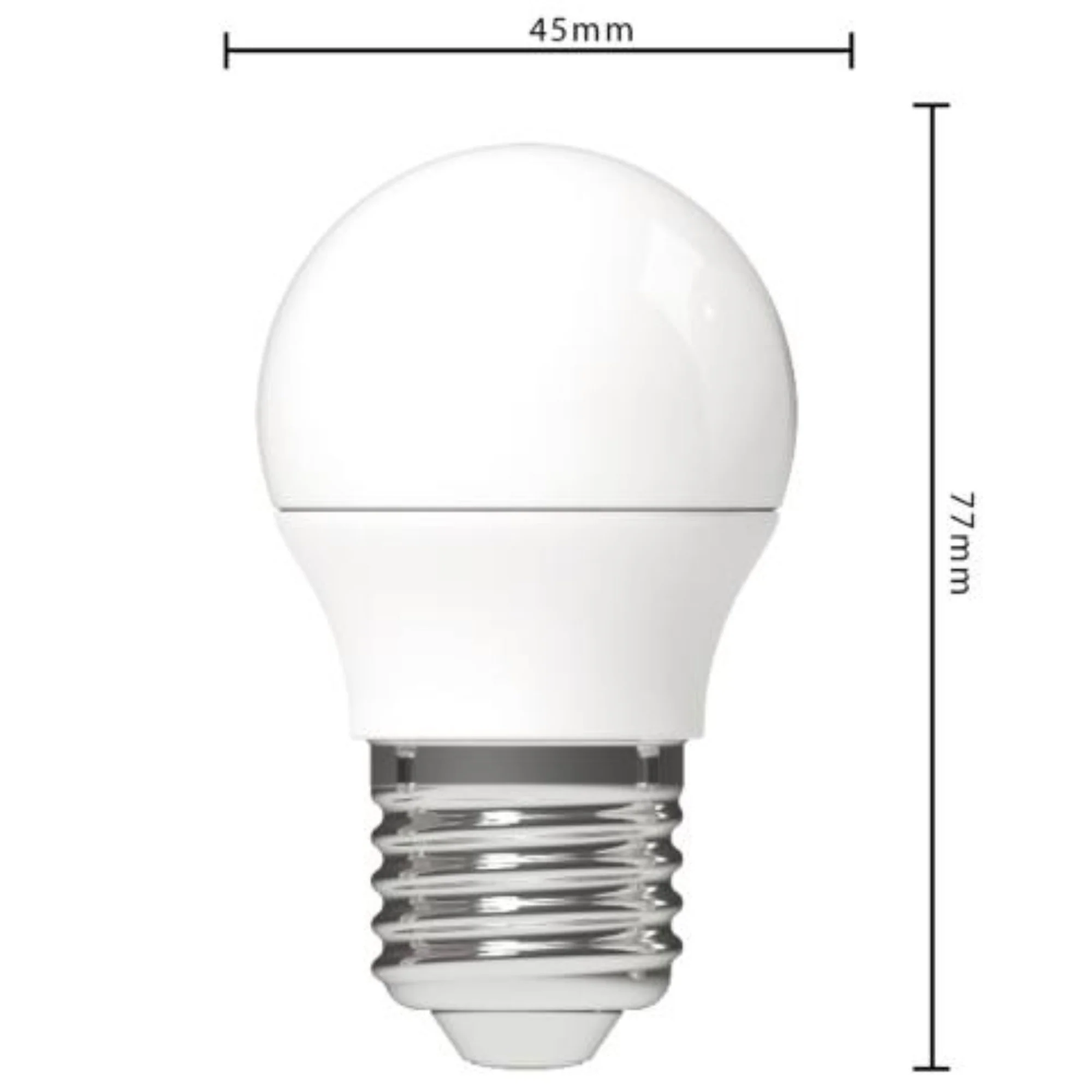 LED E27 Lampen - 470 lm - Warm wit licht - 3 lampen - Image 4