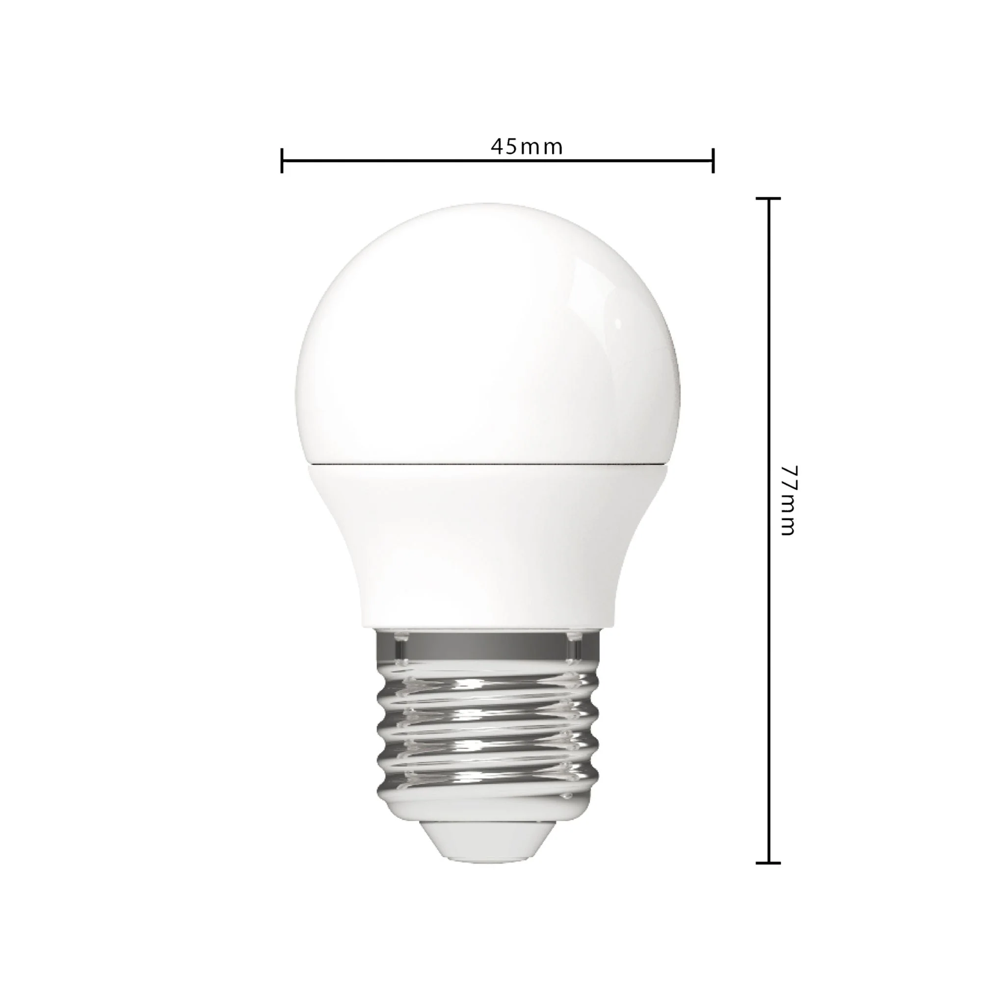 LED E27 Lamp - 470 lm - Warm wit licht - 1 lamp - Image 3