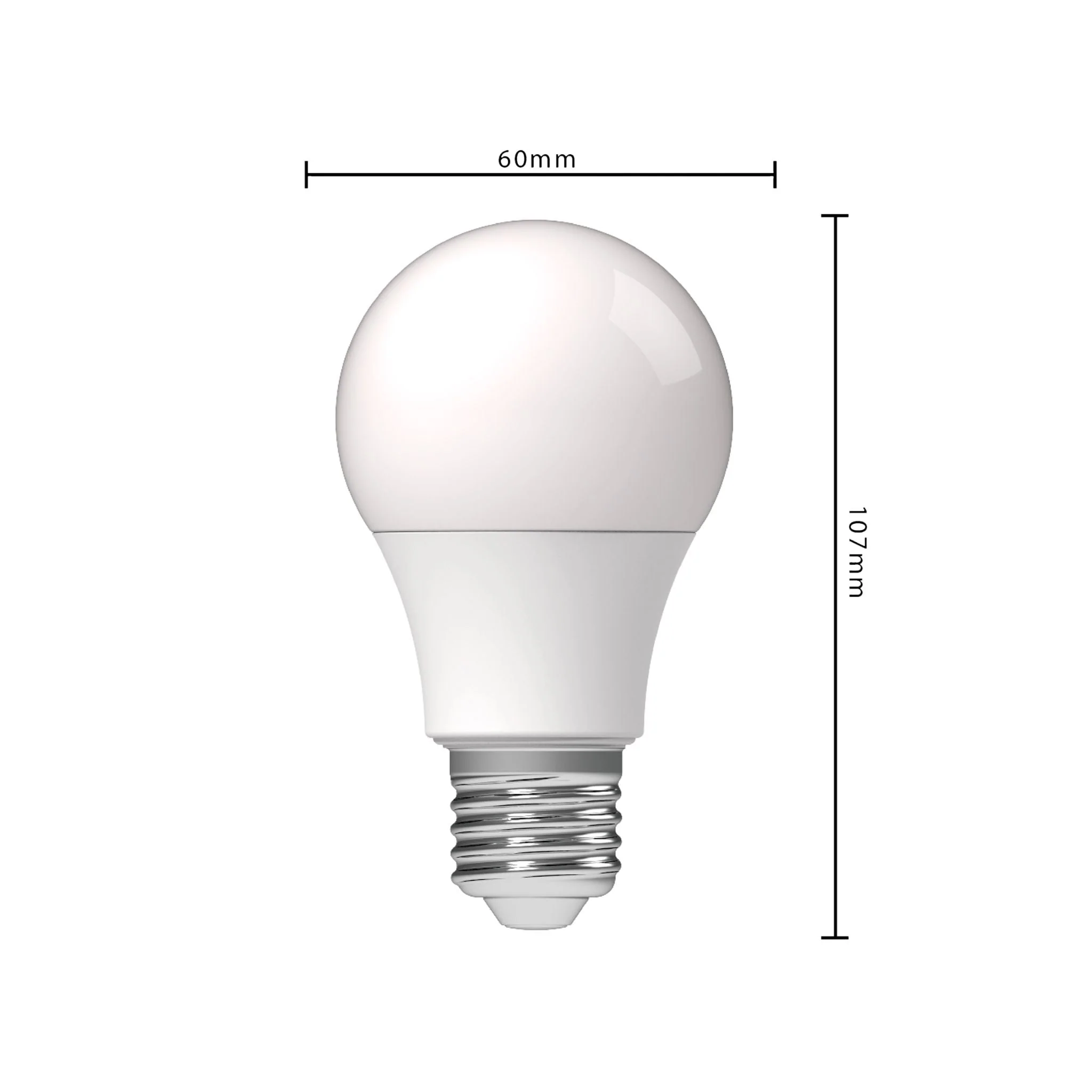 LED Lamp E27 - Mat - Warm wit - 2.5W vervangt 25W - Image 3