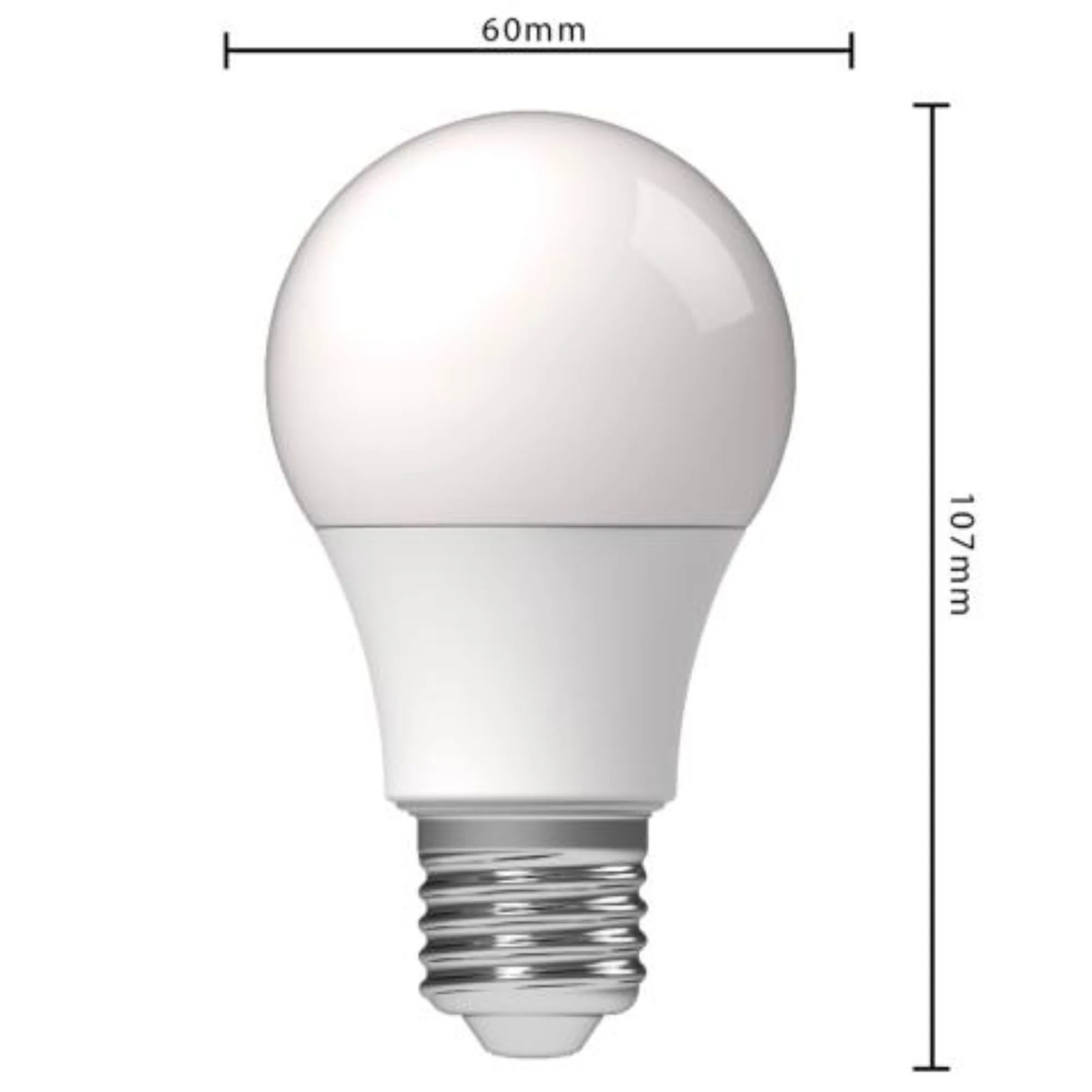LED Lamp E27 - Mat - Warm wit - 4.9W vervangt 40W - Image 4