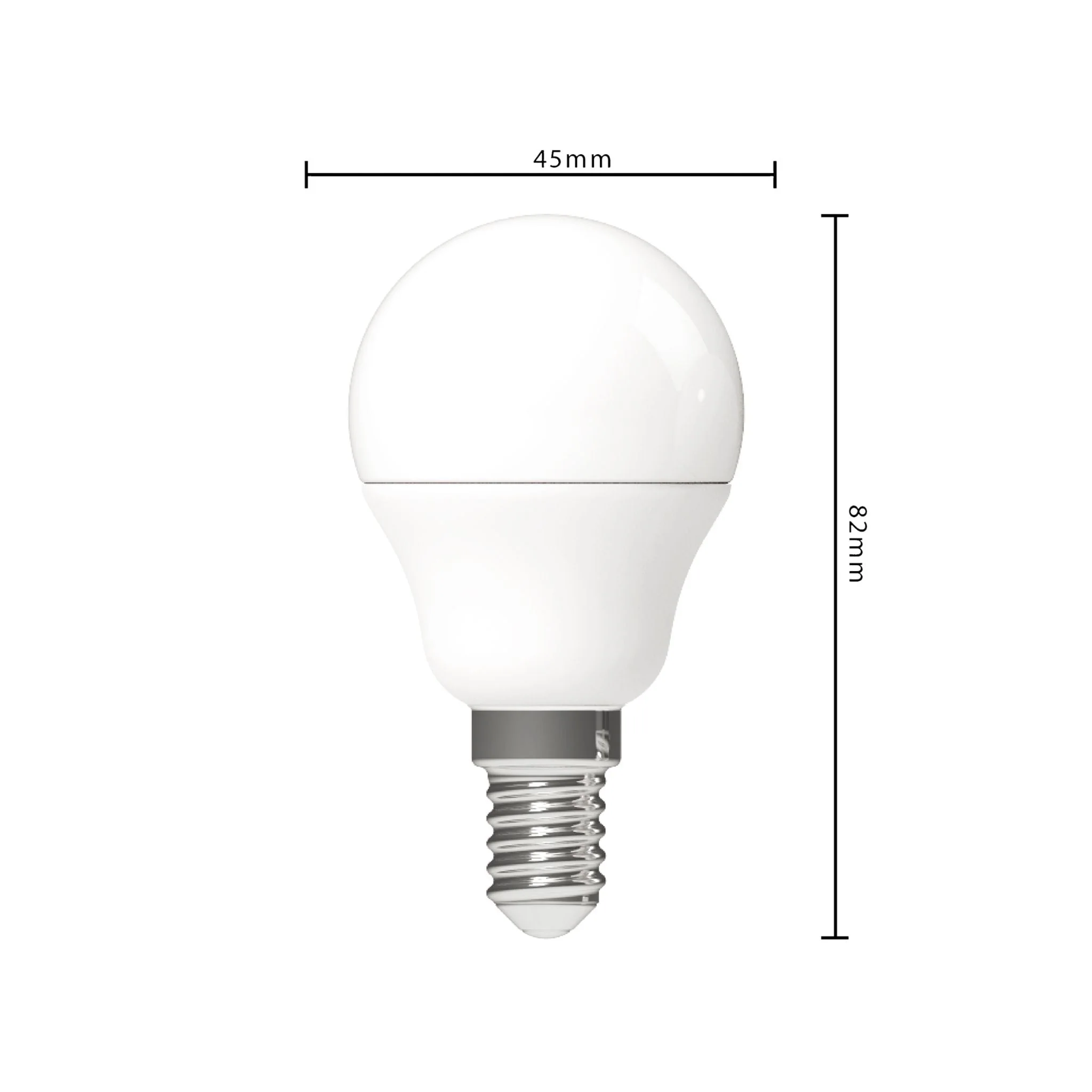 LED E14 Lamp rond - 250 lm - Warm wit licht - 1 lamp - Image 3