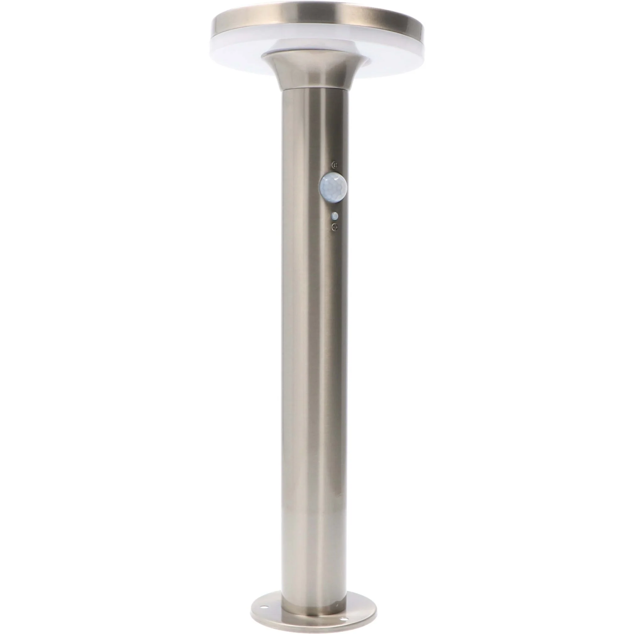 LED's Light RVS Solar LED Tuin Lantaarnpaal met Bewegingssensor - Draadloos - 3 standen - Zilver - Image 4