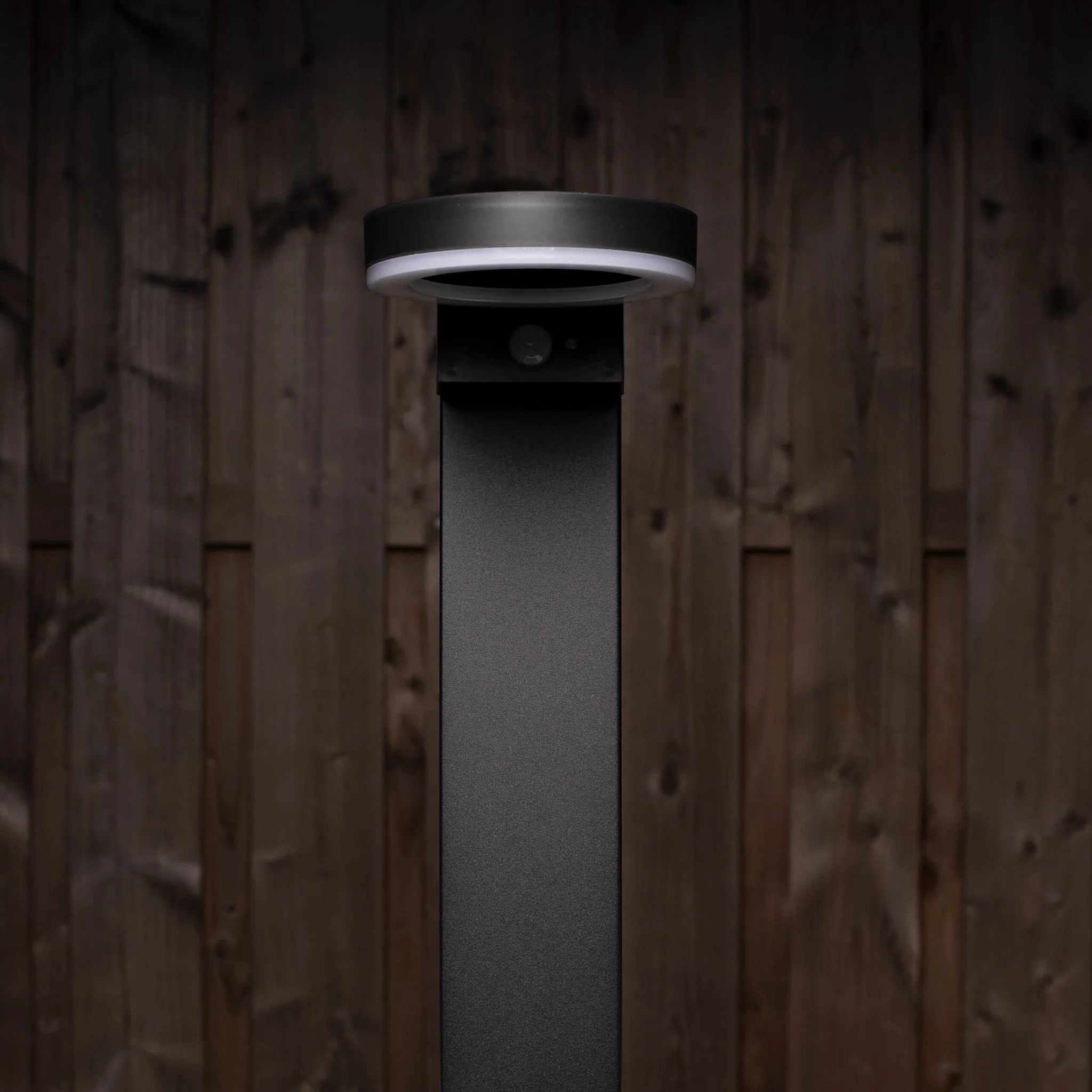 LED's Light RVS Solar LED Tuin Lantaarnpaal met Bewegingssensor - Draadloos - 3 standen - Zwart - Image 5