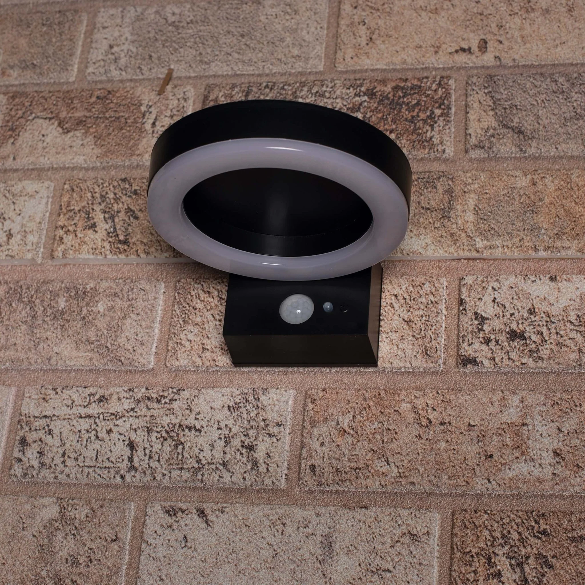 RVS Solar LED Buitenlamp met bewegingssensor - Draadloos - 3 standen - Zwart - Image 5