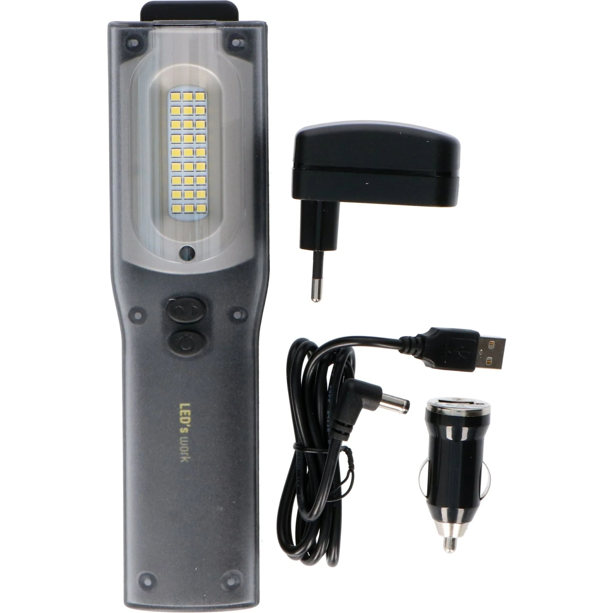 LED's Work Master LED Looplamp op Accu 1000 - Oplaadbaar & dimbaar - 2 lichtpunten - Image 5