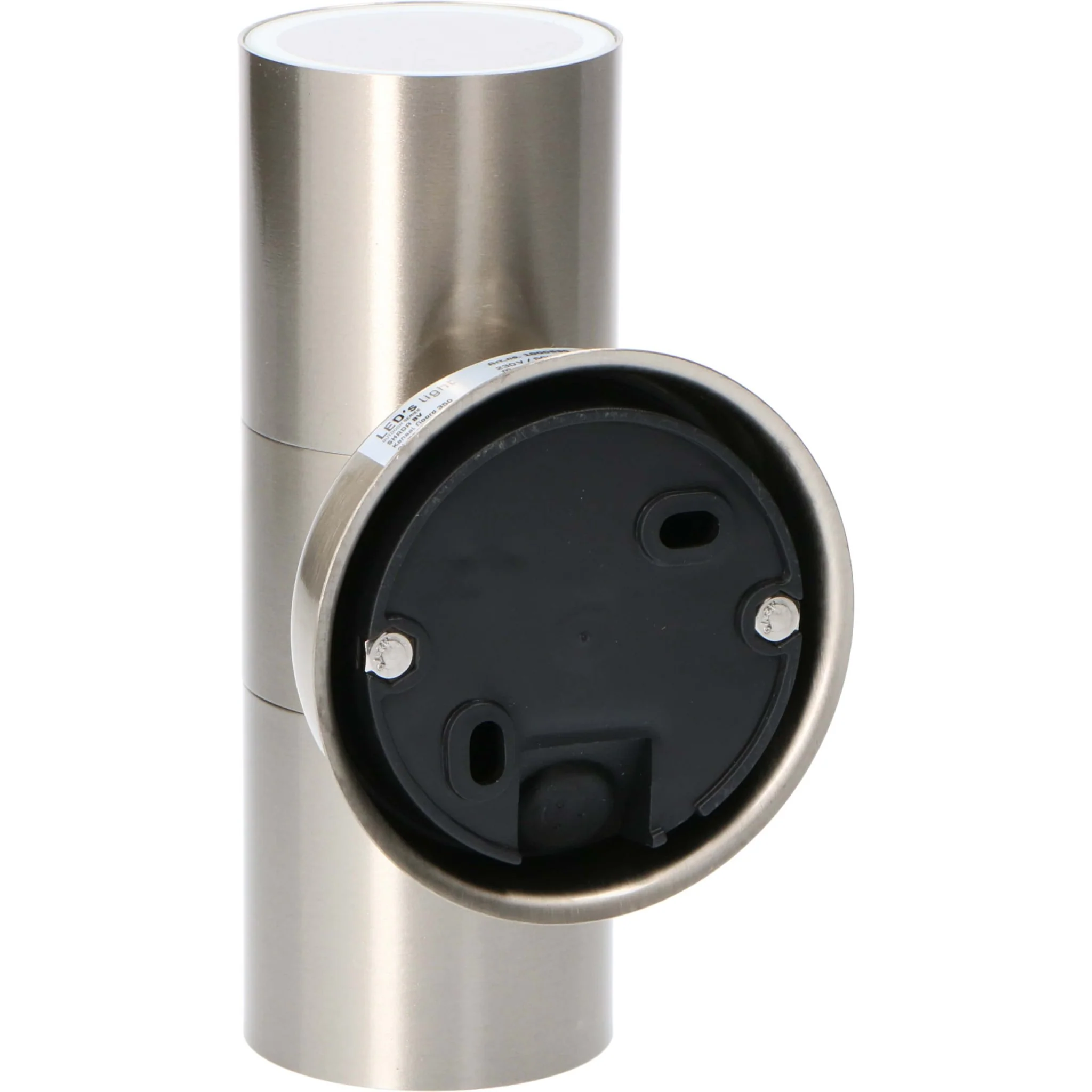 LED's Light RVS LED Muurlamp Buiten - Spot met 2 x GU10 fitting - Model Catania - IP44 - Zilver - Image 9