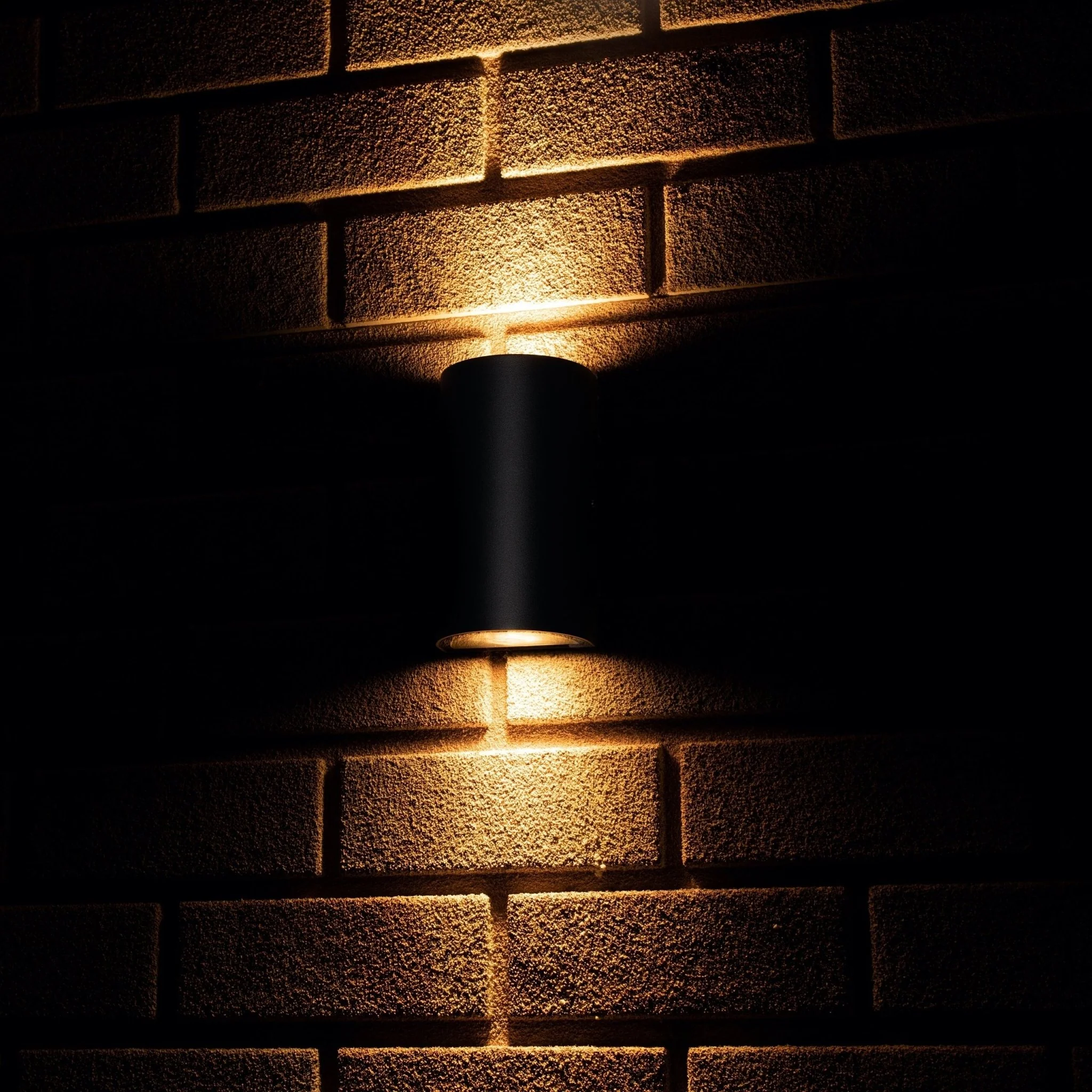 LED's Light LED Muurlamp Buiten - Halve cilinder met 2 lichtpunten - Model Siena - IP44 - Antraciet - Image 3