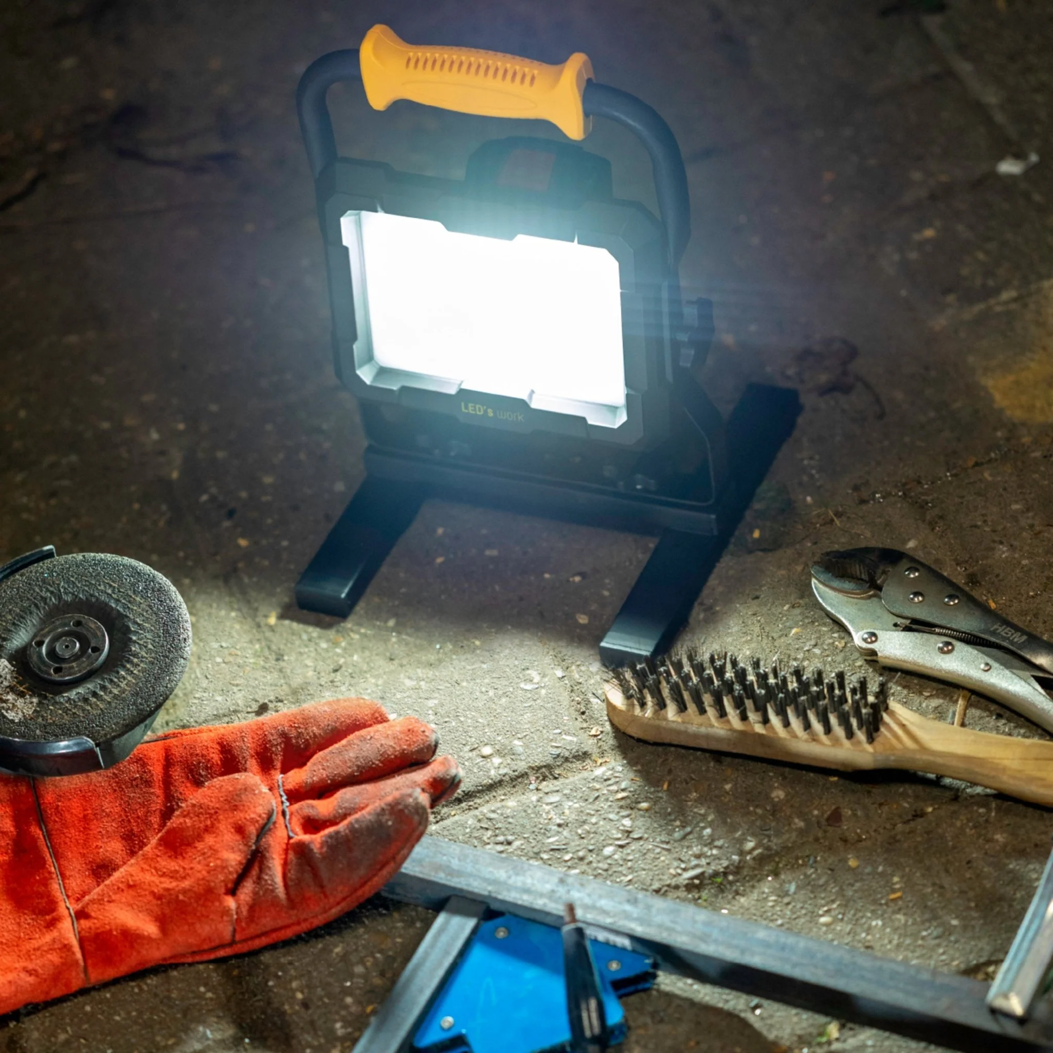 LED's Work 18V werklamp Accu voor elektrisch gereedschap - 20W 2000lm 5000K - Image 12