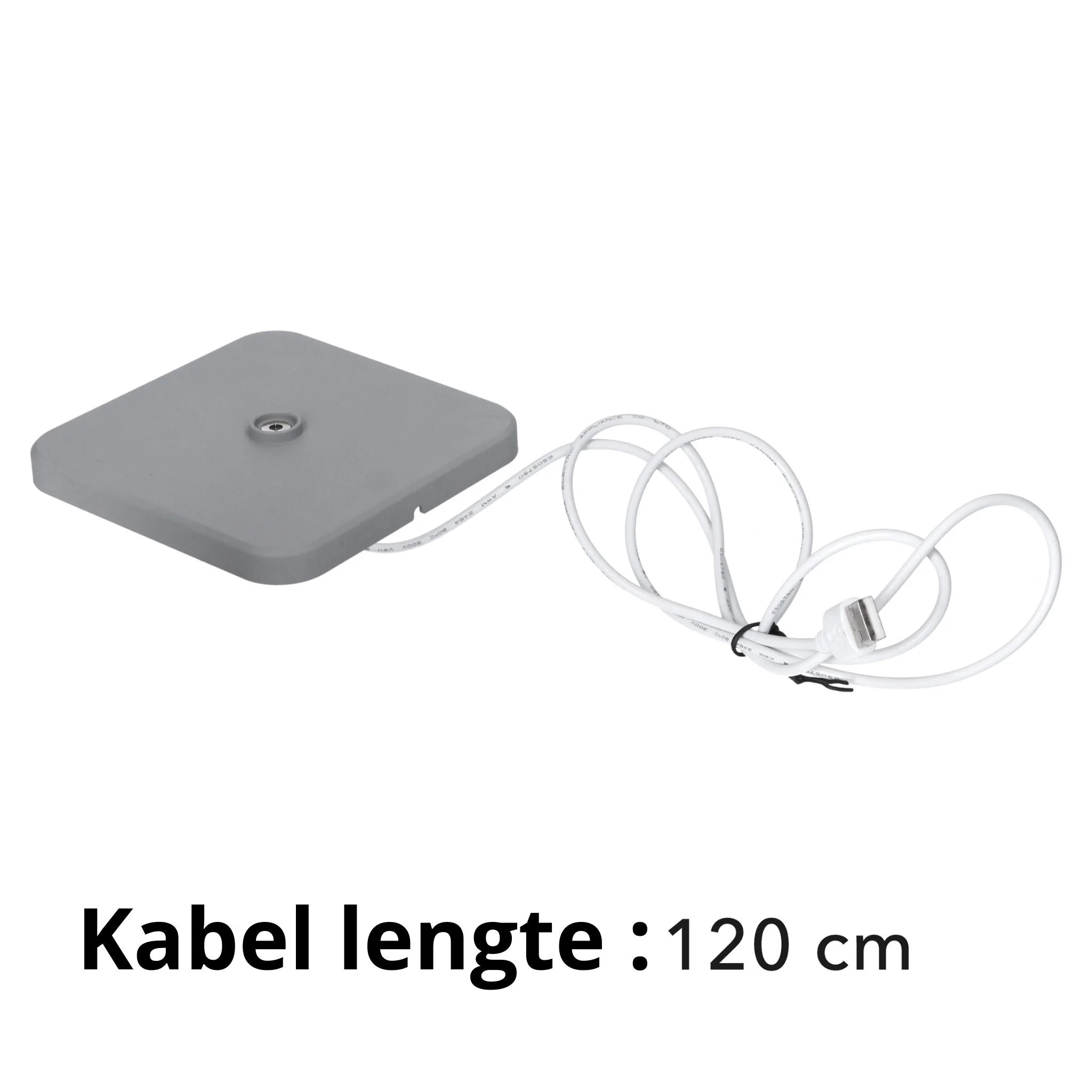 LED's Light Oplaadbare LED Tafellamp - Dimbaar via aanraking - Binnen en buiten - Grijs - Image 13