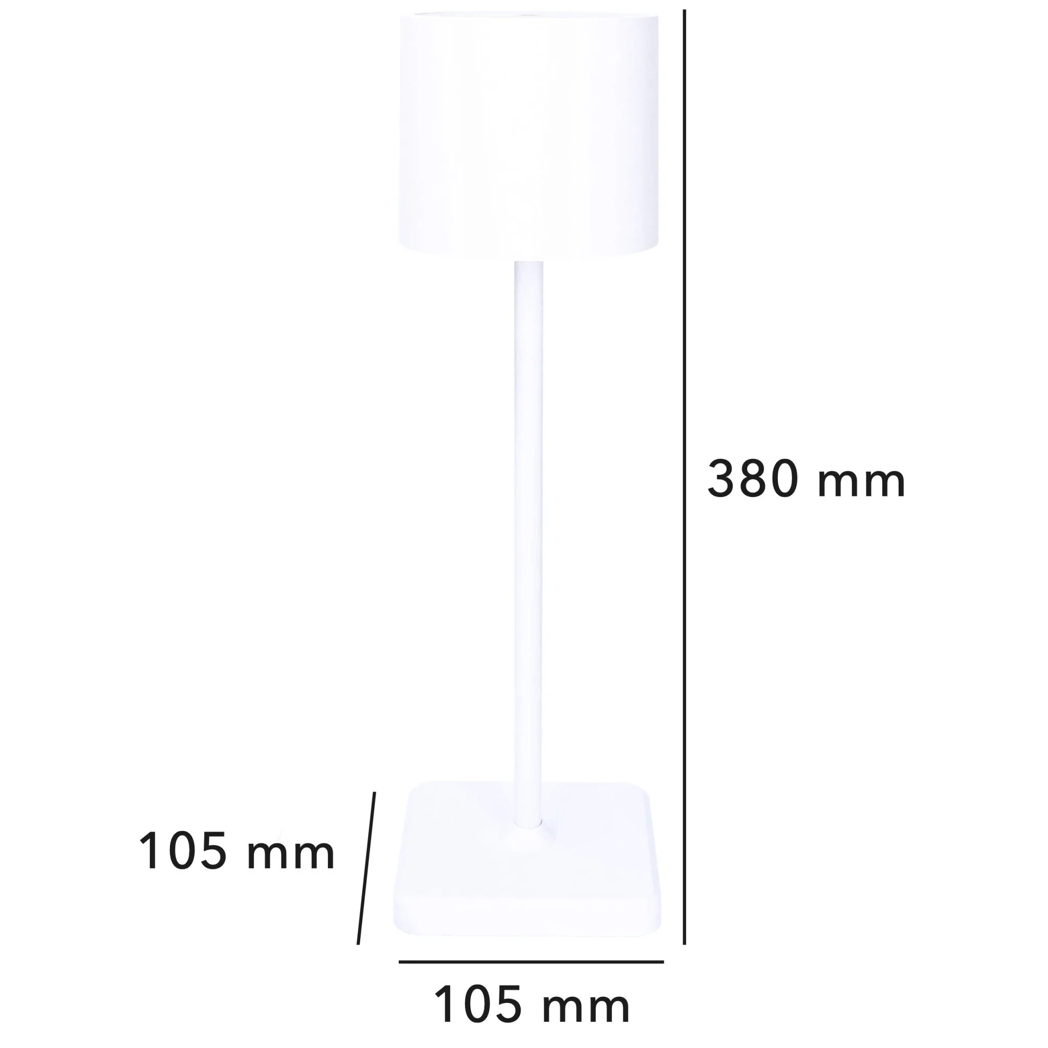 LED's Light Oplaadbare LED Tafellamp - Dimbaar via aanraking - Binnen en buiten - Wit - Image 14
