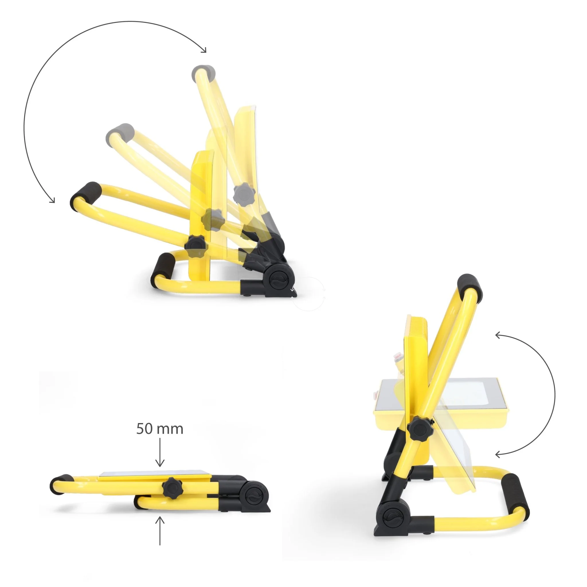 LED's Work Bouwlamp 1400 - Inklapbaar & Draaibaar - Stof- en waterbestendig - 20W - Image 4