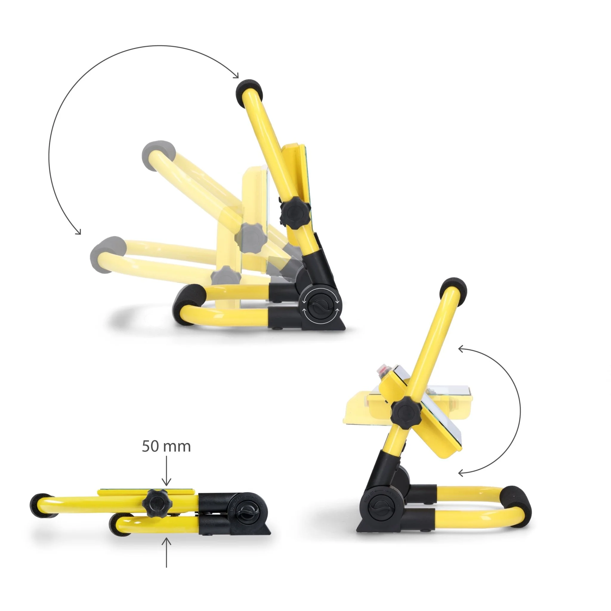 LED's Work Bouwlamp 700 - Inklapbaar & Draaibaar - Stof- en waterbestendig - 10W - Image 3