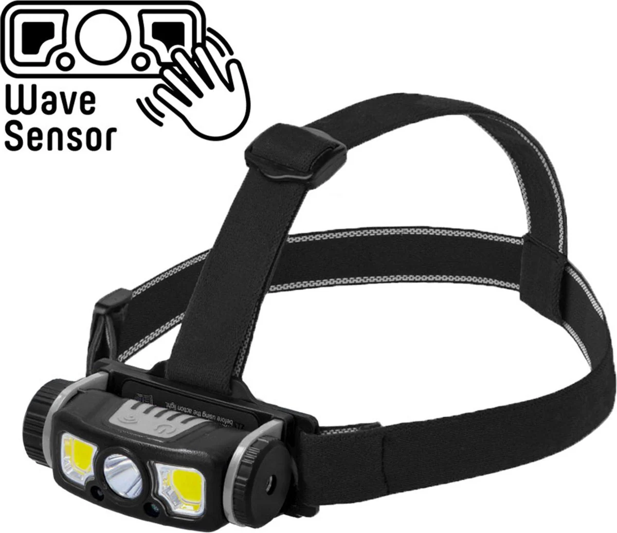 Professional LED Hoofdlamp op accu met zoomfunctie - Oplaadbaar - IP44 - Dimbaar - 250 lm - Image 4