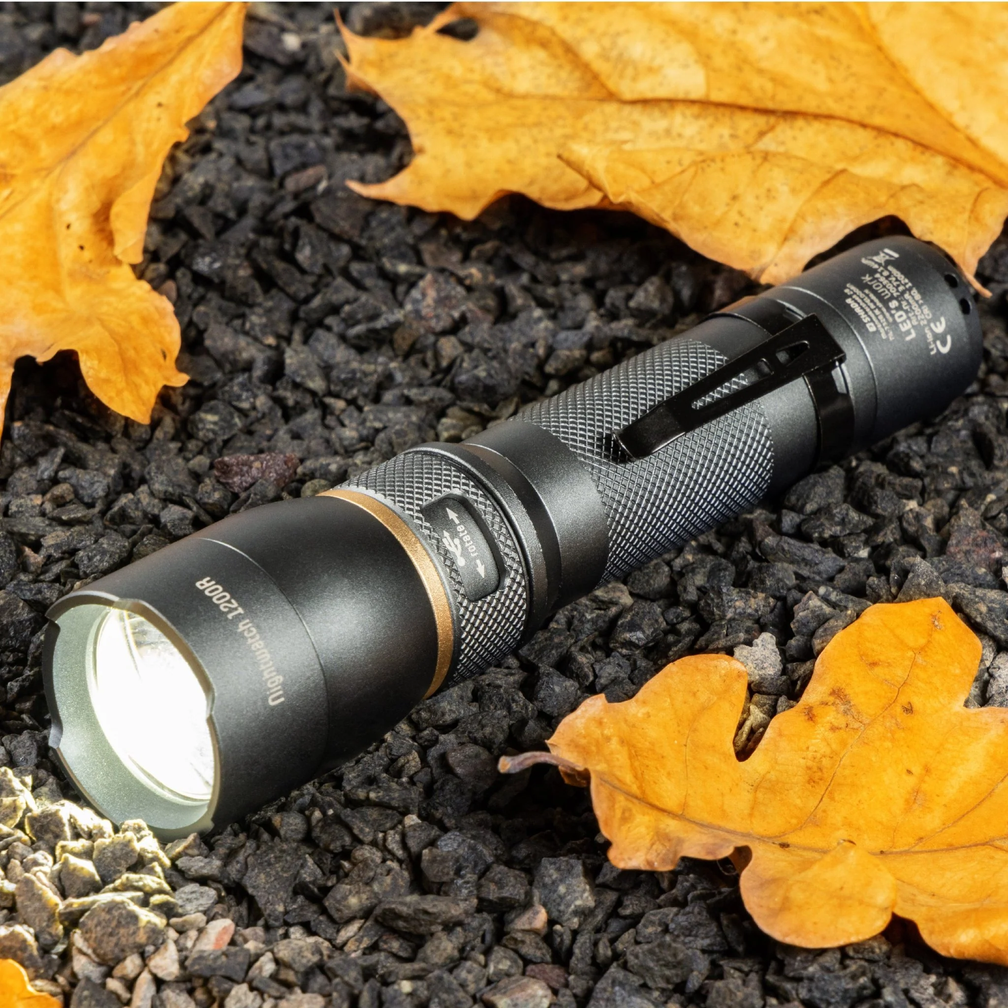 LED's Work Oplaadbare LED Zaklamp - 1200 Lumen - IPX7 Waterdicht - Met 3 lichtstanden - Image 6