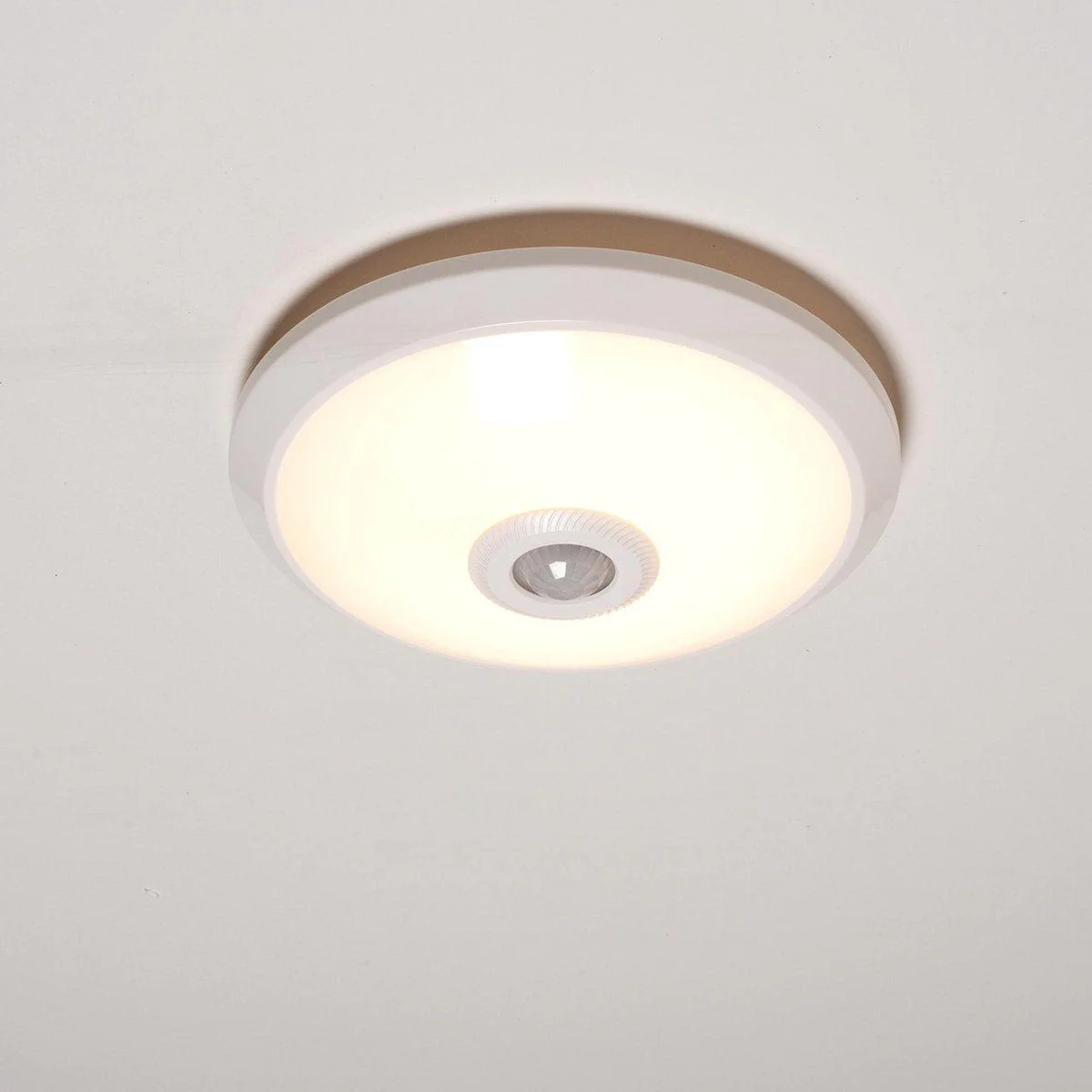 LED Plafondlamp 24 cm met bewegingssensor - Spatwaterdicht - Warm wit - Image 3