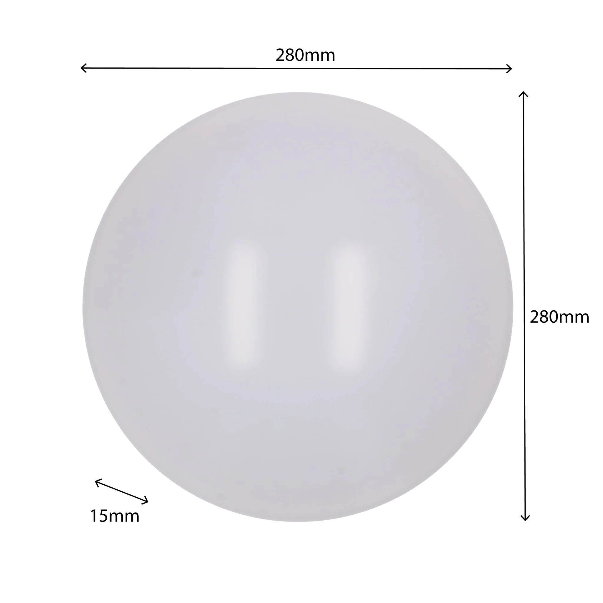 LED's Light Plafondlamp met Bewegingssensor Ø 33 cm - Koud wit licht (4000K) - Image 5