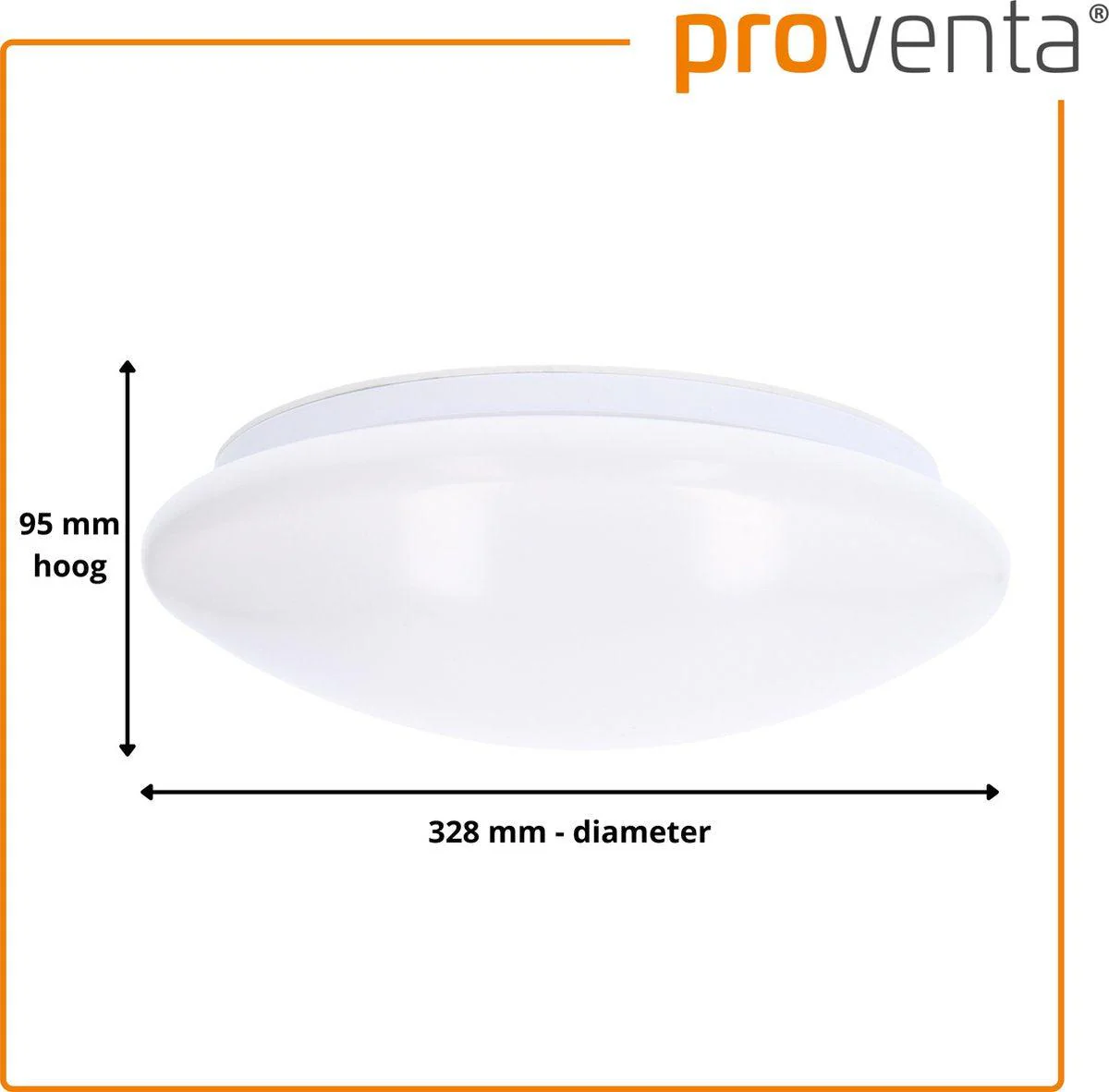 LED's Light Plafondlamp met Sensor 1100 - Daglicht en bewegingsdetectie - Ø 33 cm - Image 7