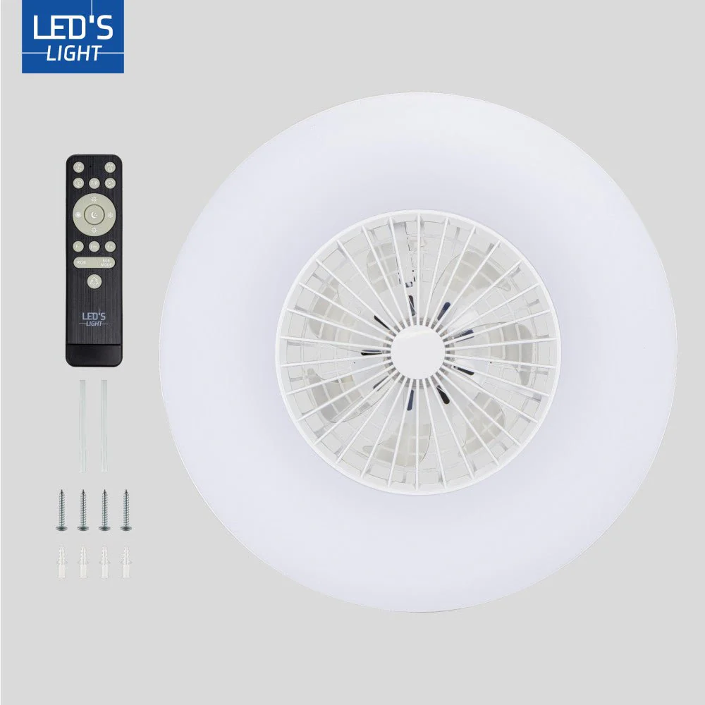 LED's Light RGB Plafondlamp met ventilator - 54W 3950lm 2700K/6500K/RGB - Ø600mm IP20 - Dimbaar - Image 16