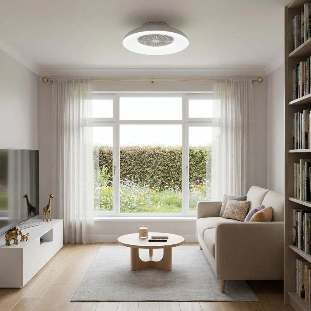 LED's Light RGB Plafondlamp met ventilator - 54W 3950lm 2700K/6500K/RGB - Ø600mm IP20 - Dimbaar - Image 4