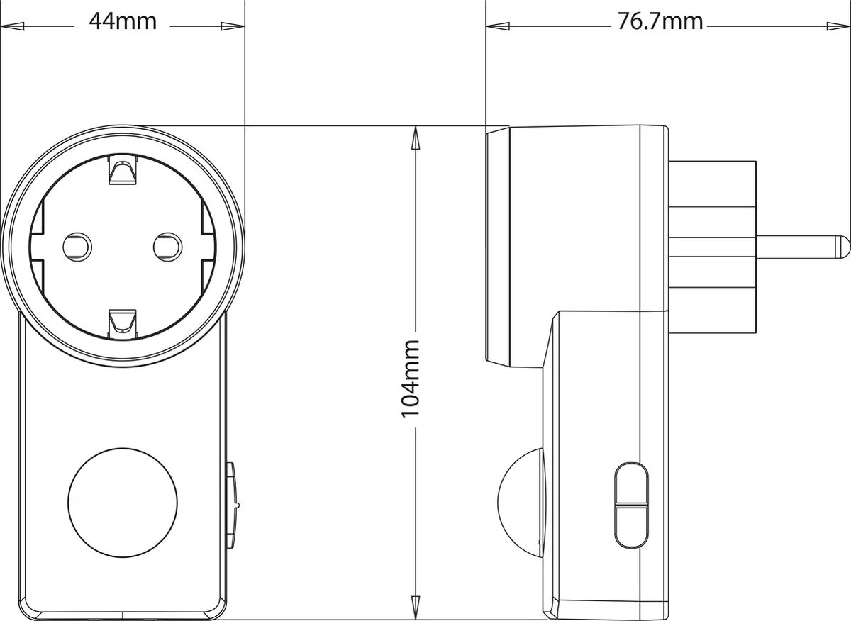 LED's Light plug-in Bewegingssensor met Stopcontact - 10 meter bereik - Incl. daglichtsensor - Image 7