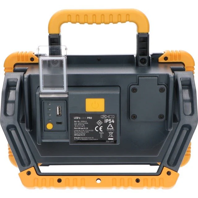 LED's Work Oplaadbare LED Bouwlamp 1500 - Draadloze werking op accu – IP54 – Rough Service Tested - Image 8