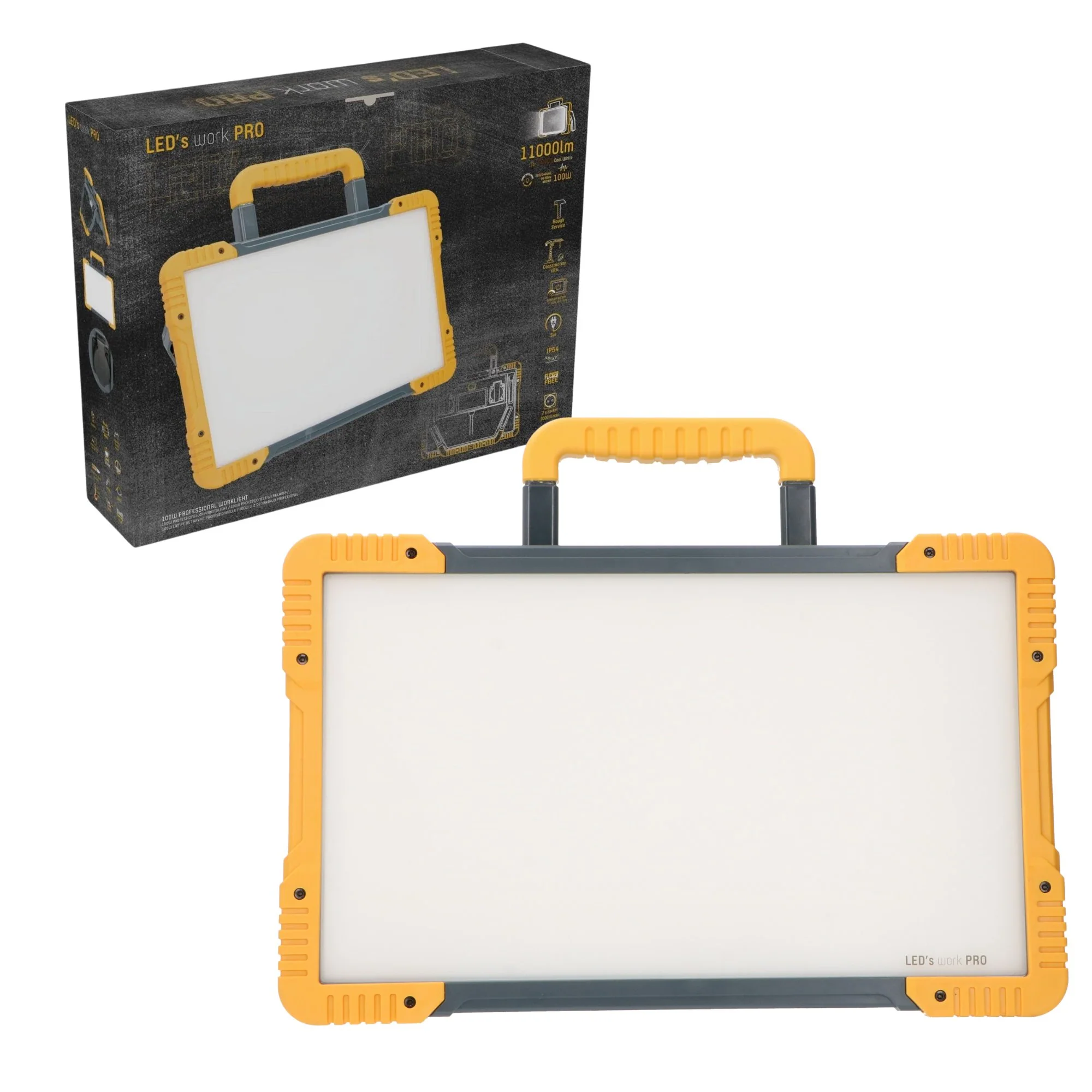 LED's Work Premium LED Werklamp 11000 - 5 meter kabel - Rough Service Tested - IP54 waterdicht - 100W - Image 5