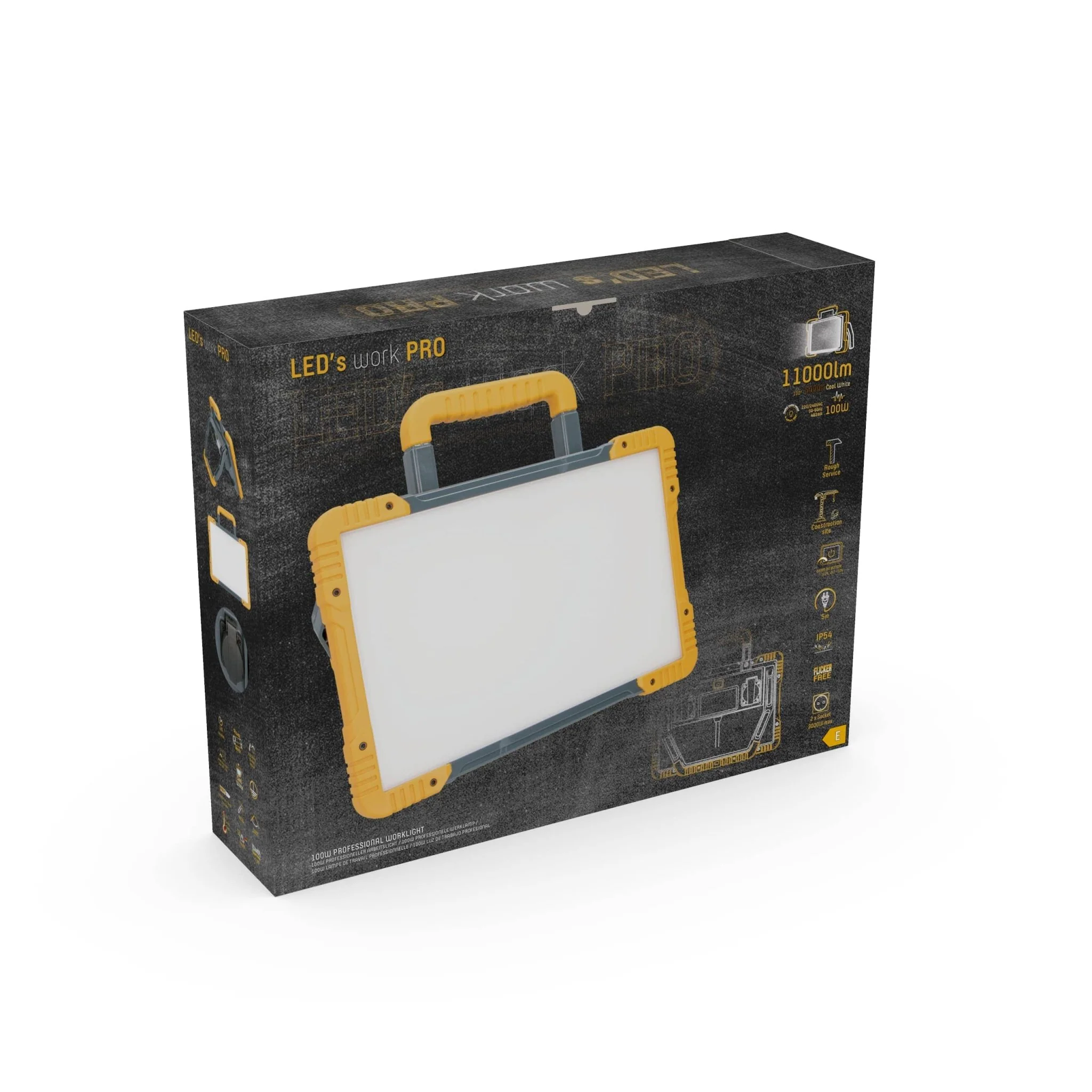 LED's Work Premium LED Werklamp 11000 - 5 meter kabel - Rough Service Tested - IP54 waterdicht - 100W - Image 9