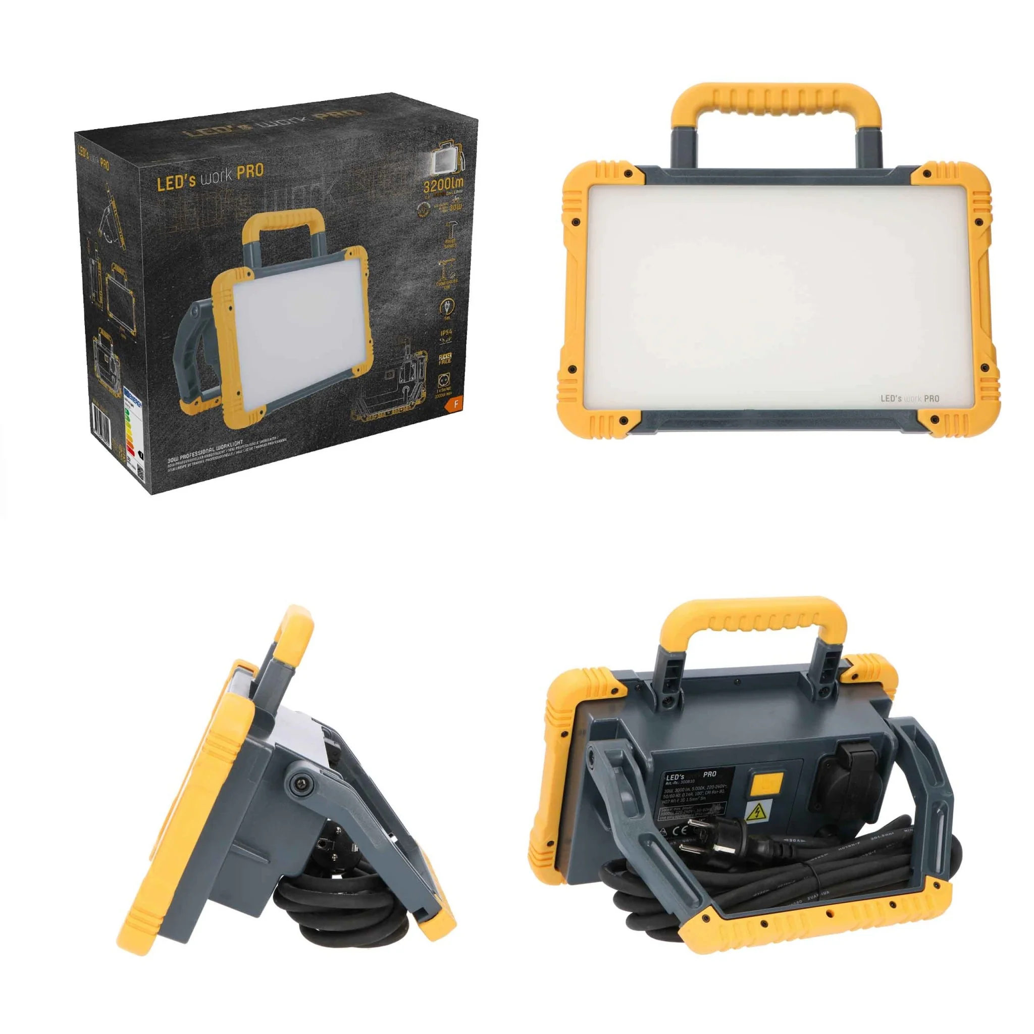 LED's Work Premium LED Werklamp 3200 - 5 meter kabel - Rough Service Tested - IP54 waterdicht - 30W - Image 6