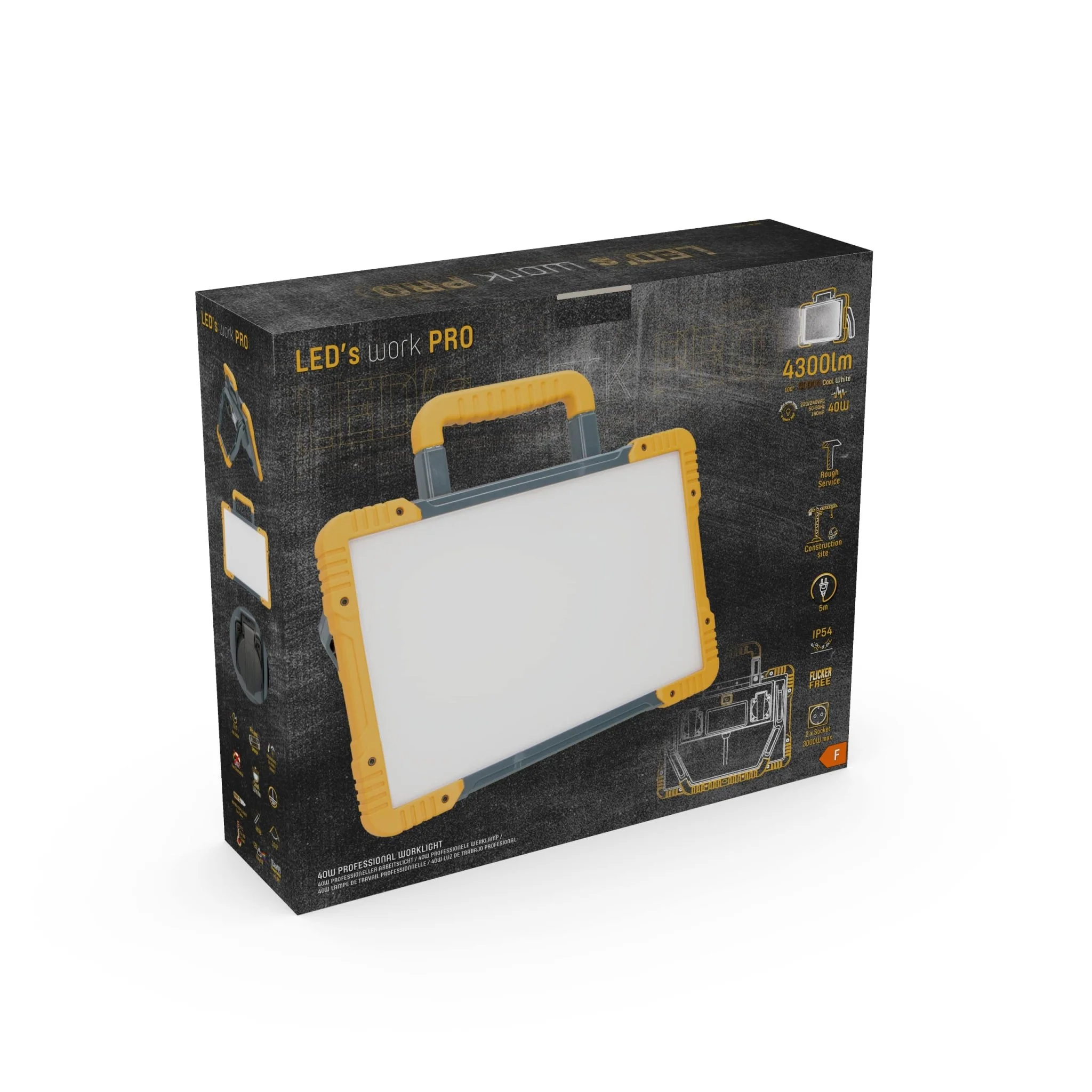 LED's Light Draadloze LED Zwaailamp op Batterijen - 9 standen - Magnetisch & Waterdicht - Blauw - Image 10