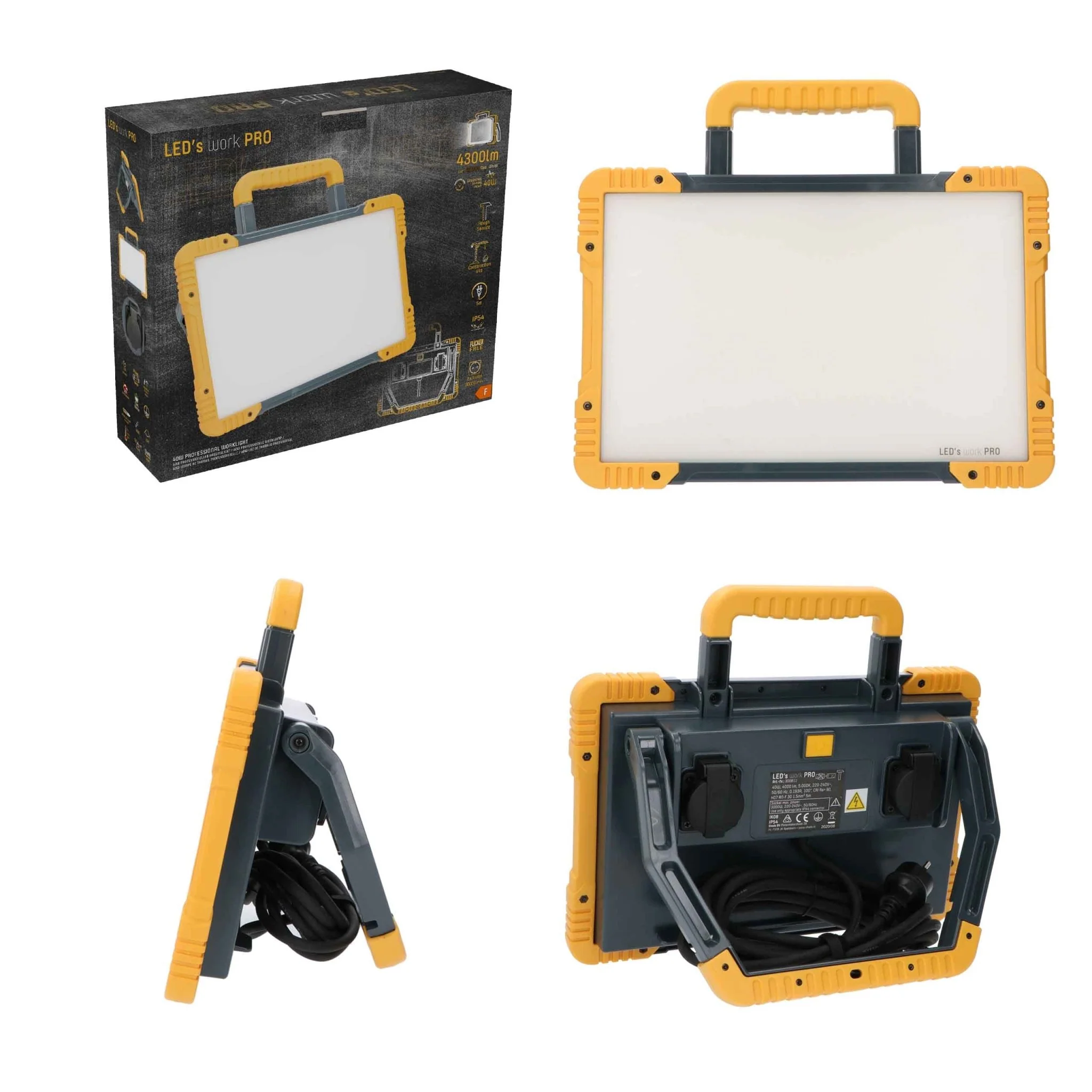 LED's Light Draadloze LED Zwaailamp op Batterijen - 9 standen - Magnetisch & Waterdicht - Blauw - Image 5