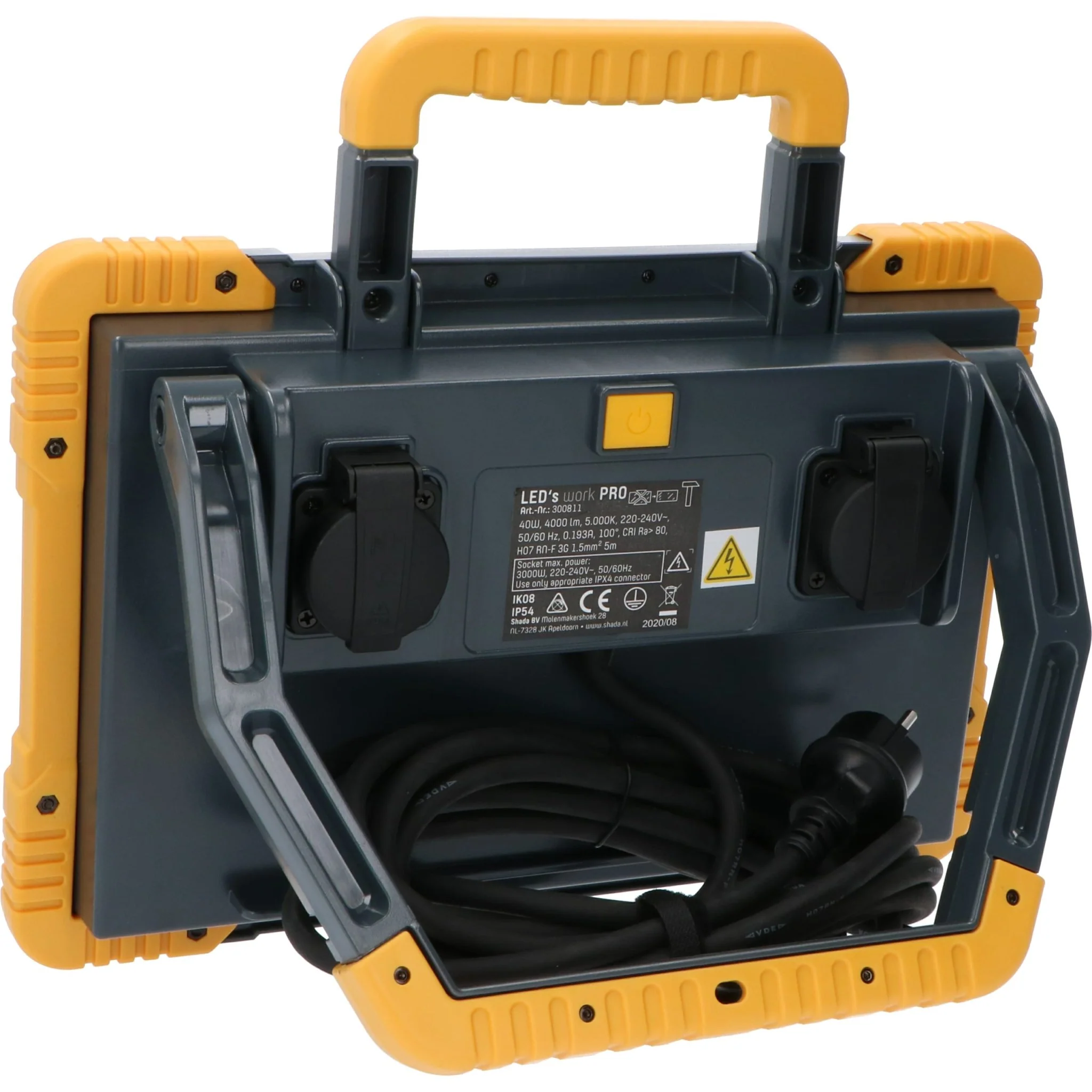 LED's Light Draadloze LED Zwaailamp op Batterijen - 9 standen - Magnetisch & Waterdicht - Blauw - Image 7