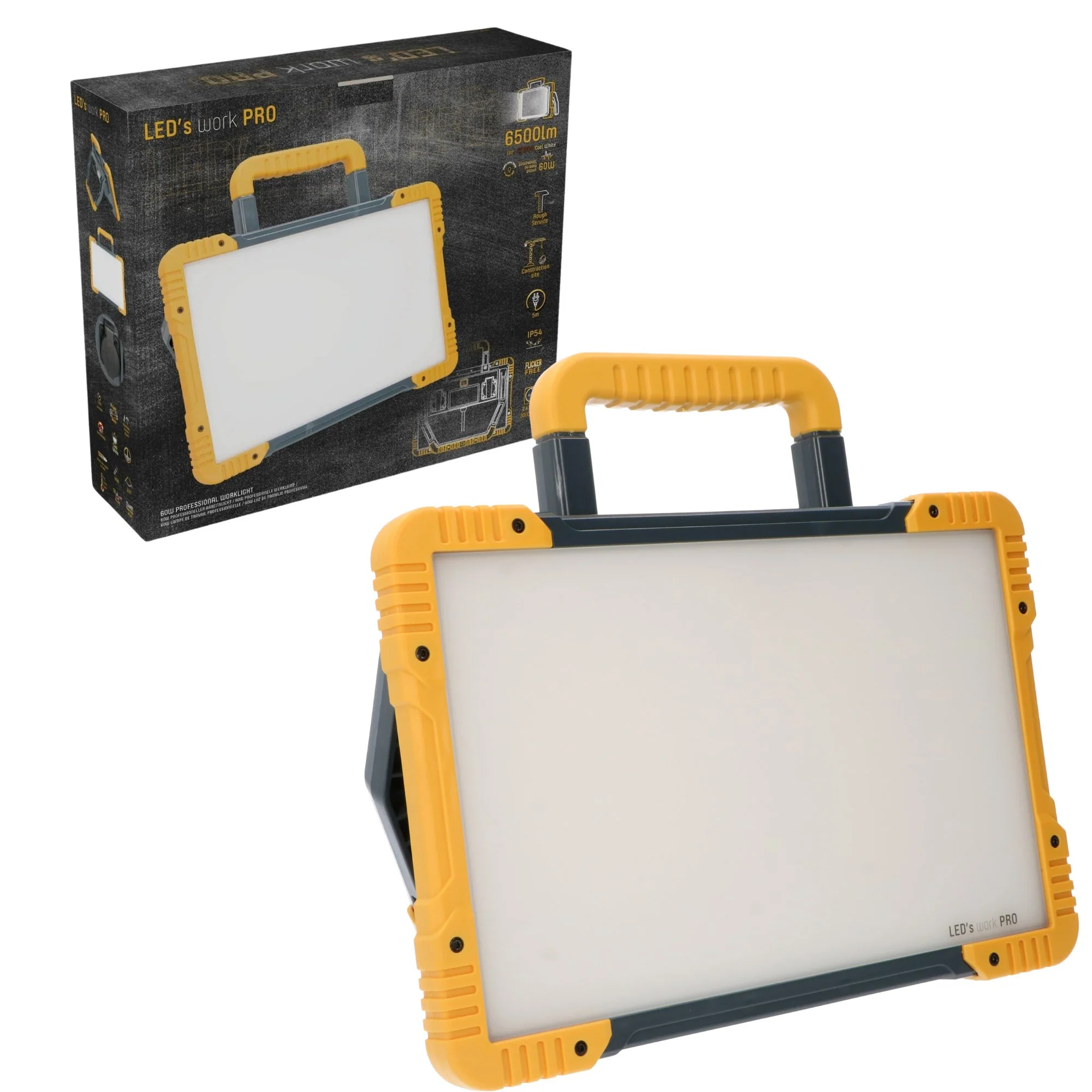 LED's Work Premium LED Werklamp 6500 - 5 meter kabel - Rough Service Tested - IP54 waterdicht - 60W - Image 4