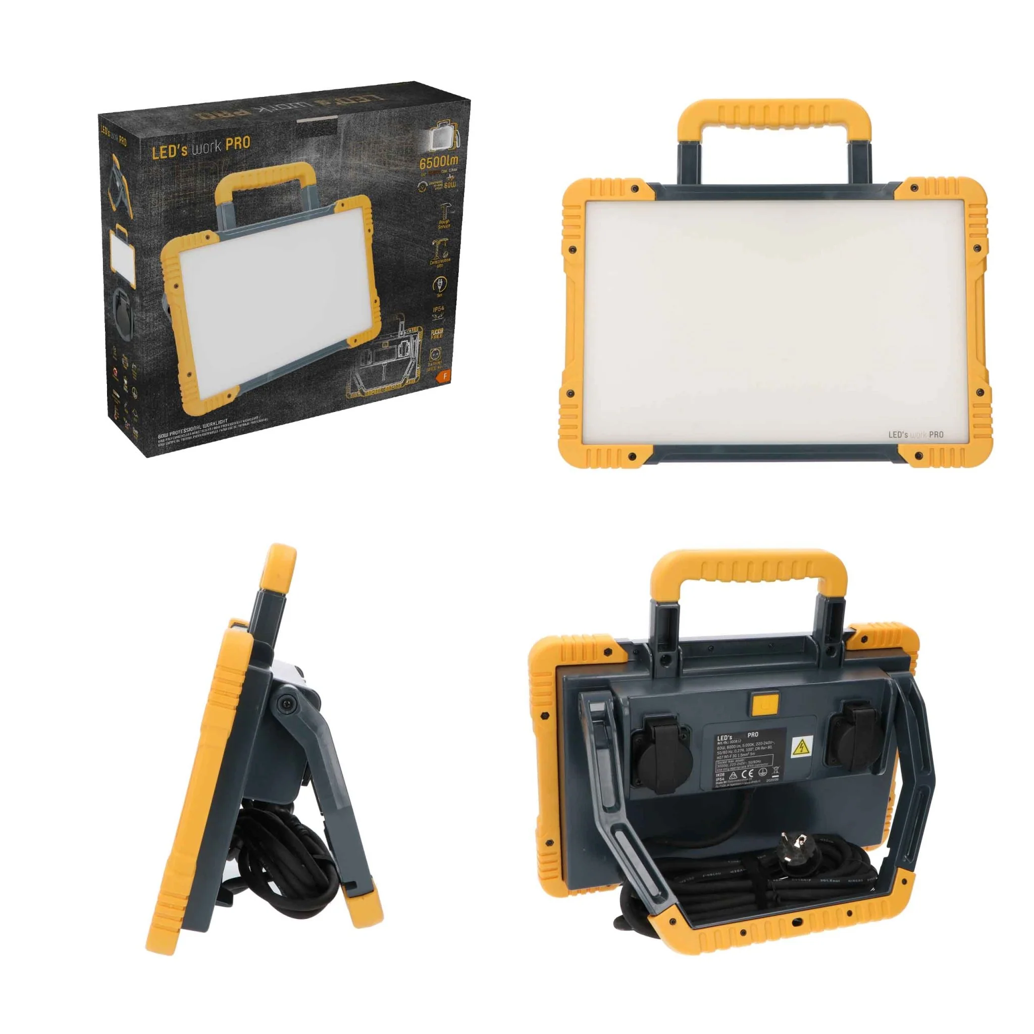LED's Work Premium LED Werklamp 6500 - 5 meter kabel - Rough Service Tested - IP54 waterdicht - 60W - Image 6