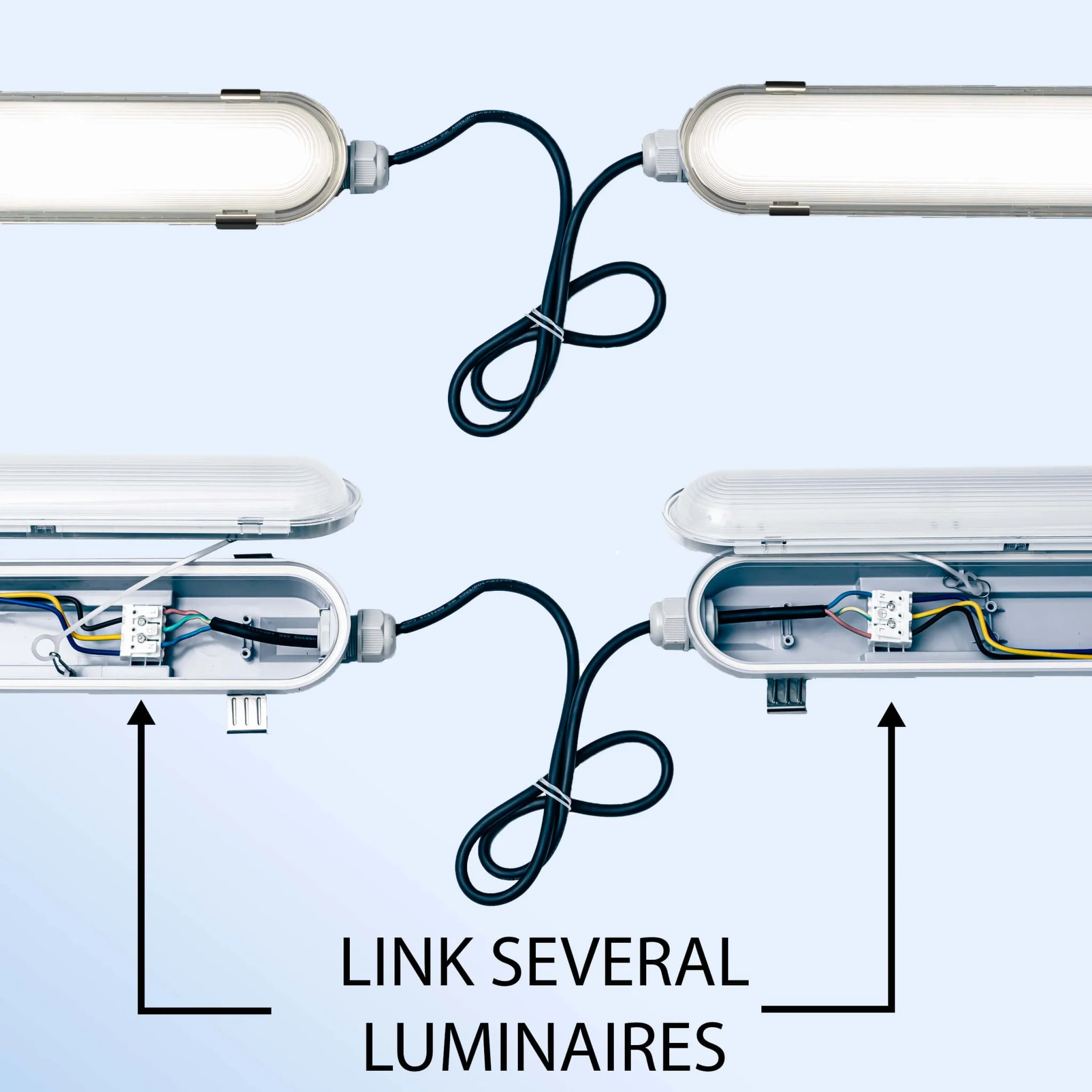 PremiumPro LED TL armatuur 60 cm – 2880 lumen – IP65 waterdicht – 40.000 branduren - Image 4