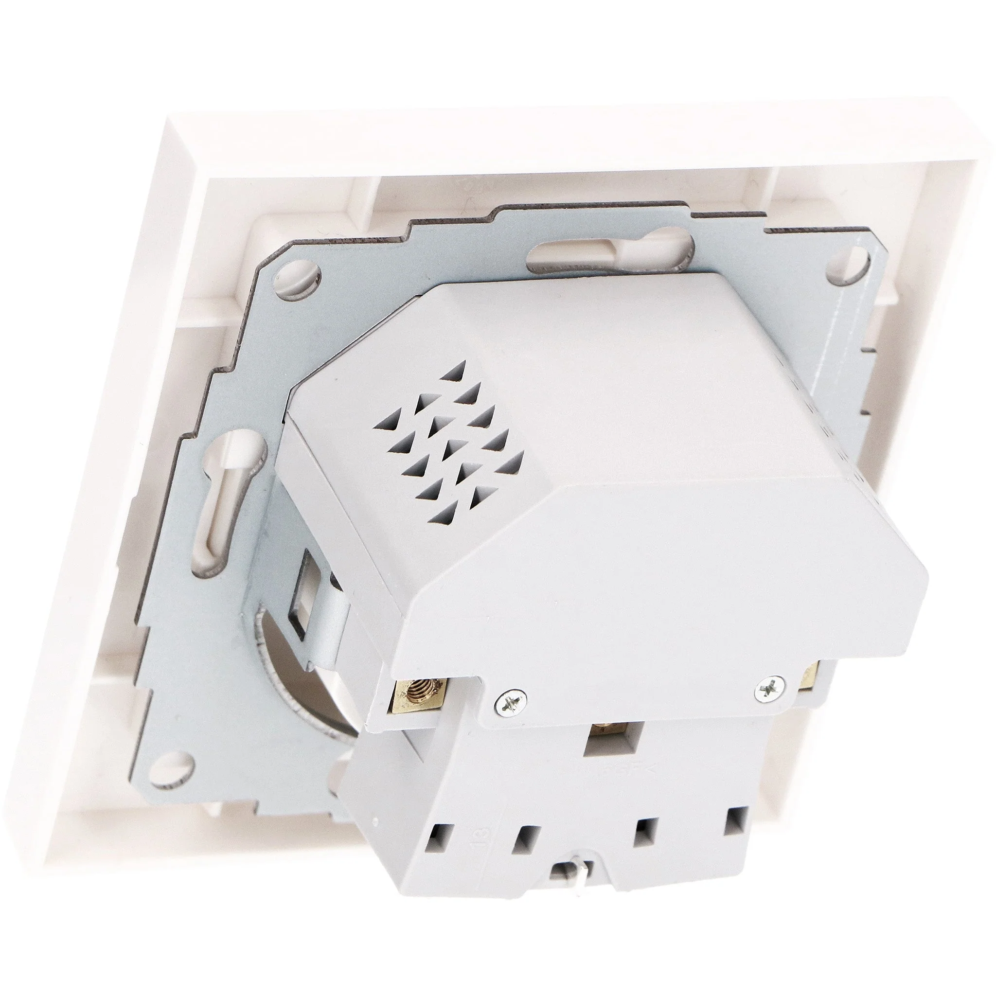 ProCharge Wandcontactdoos met 2 USB snelladers - Universeel - Wit - RAL9010 - Image 3