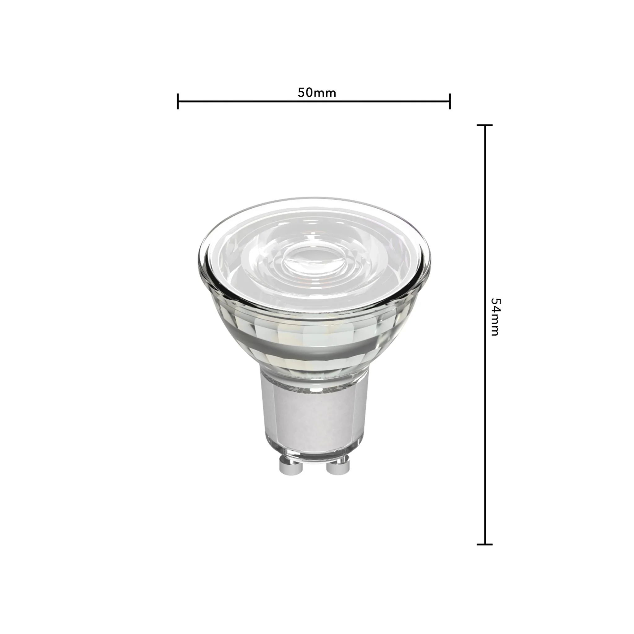 GU10 LED Lamp - Dimbaar warm wit licht - 5W vervangt 75W - 1 spot - Image 5