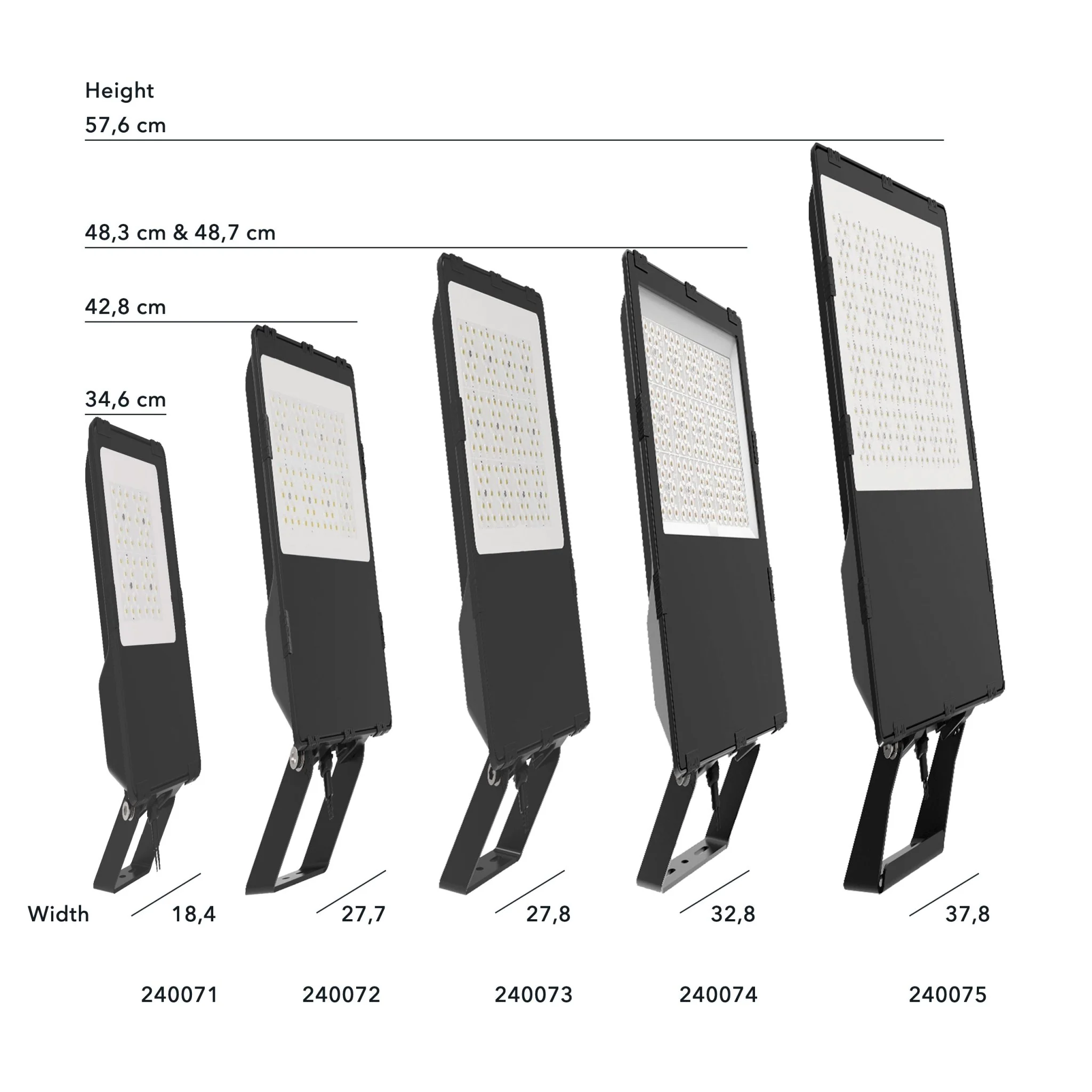 LED's Light Pro HeavyDuty LED Schijnwerper 50W - Waterdicht (IP66) & Corrosiebestendig (C4) - Zwart - Image 5