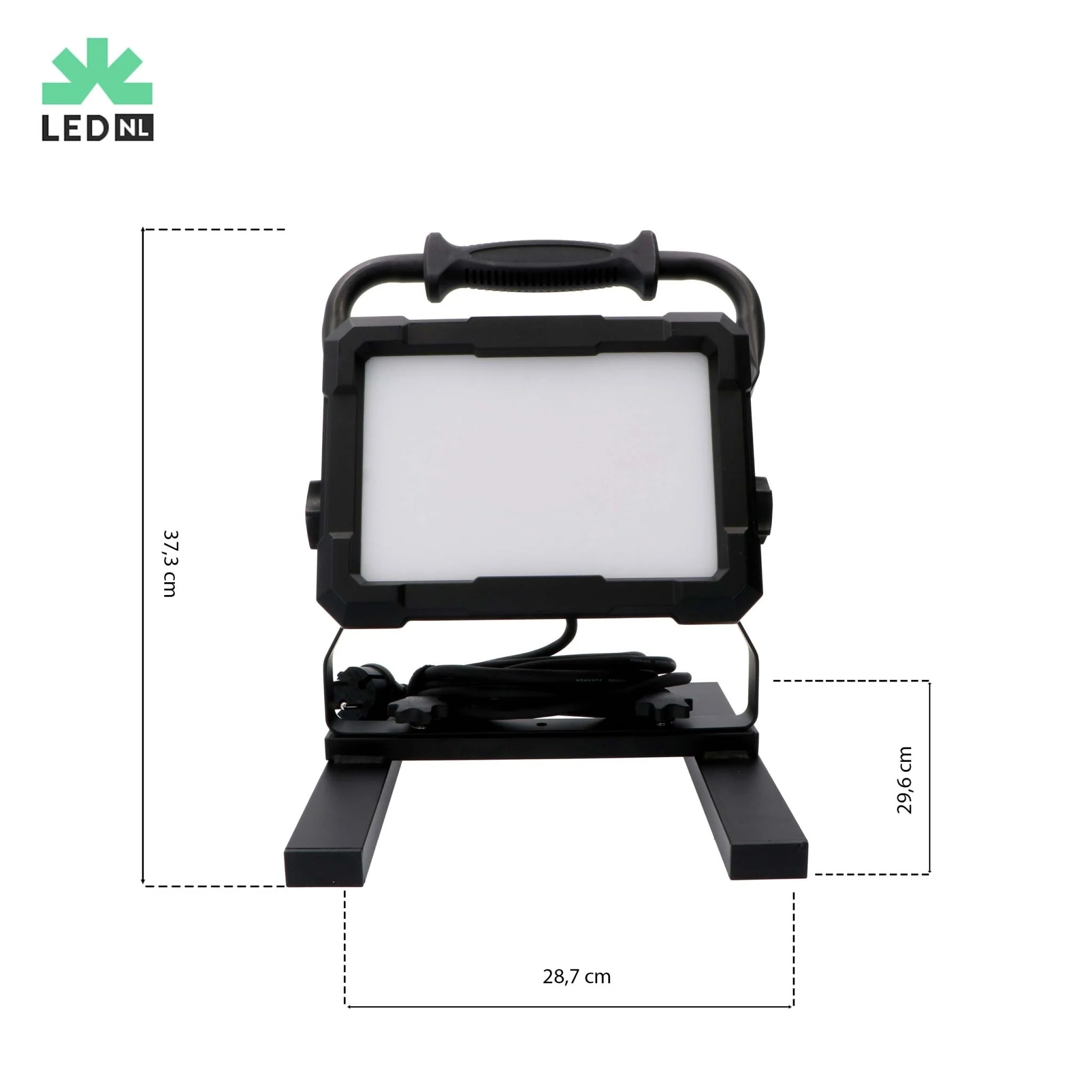 Professionele LED bouwlamp 100W – Rough Service Tested – 5 meter snoer – 9000 lumen – IP65 - Image 7