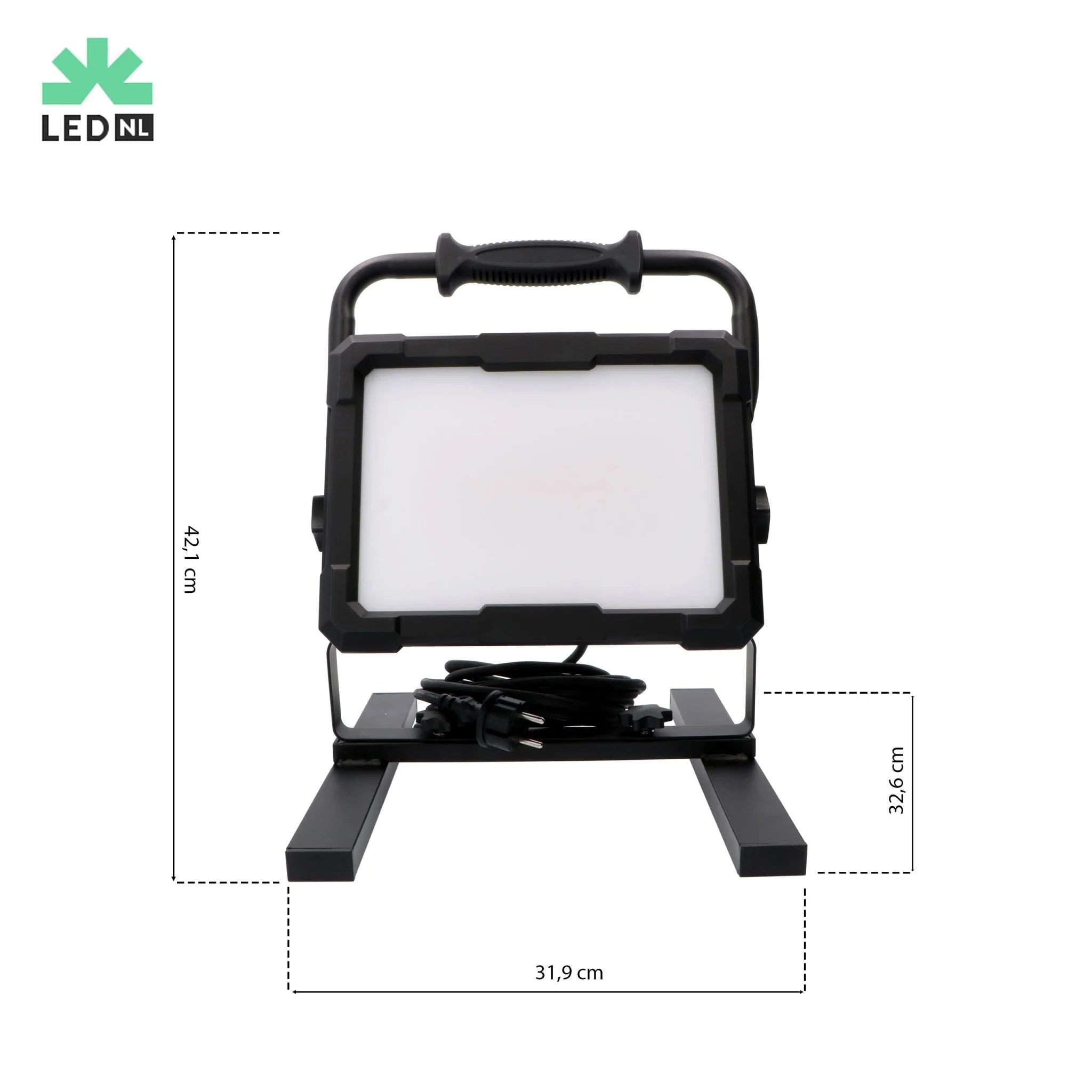 LED's Work Professionele LED Bouwlamp 13000 - Rough Service Tested - 5 meter snoer - 150W - IP65 - Image 7
