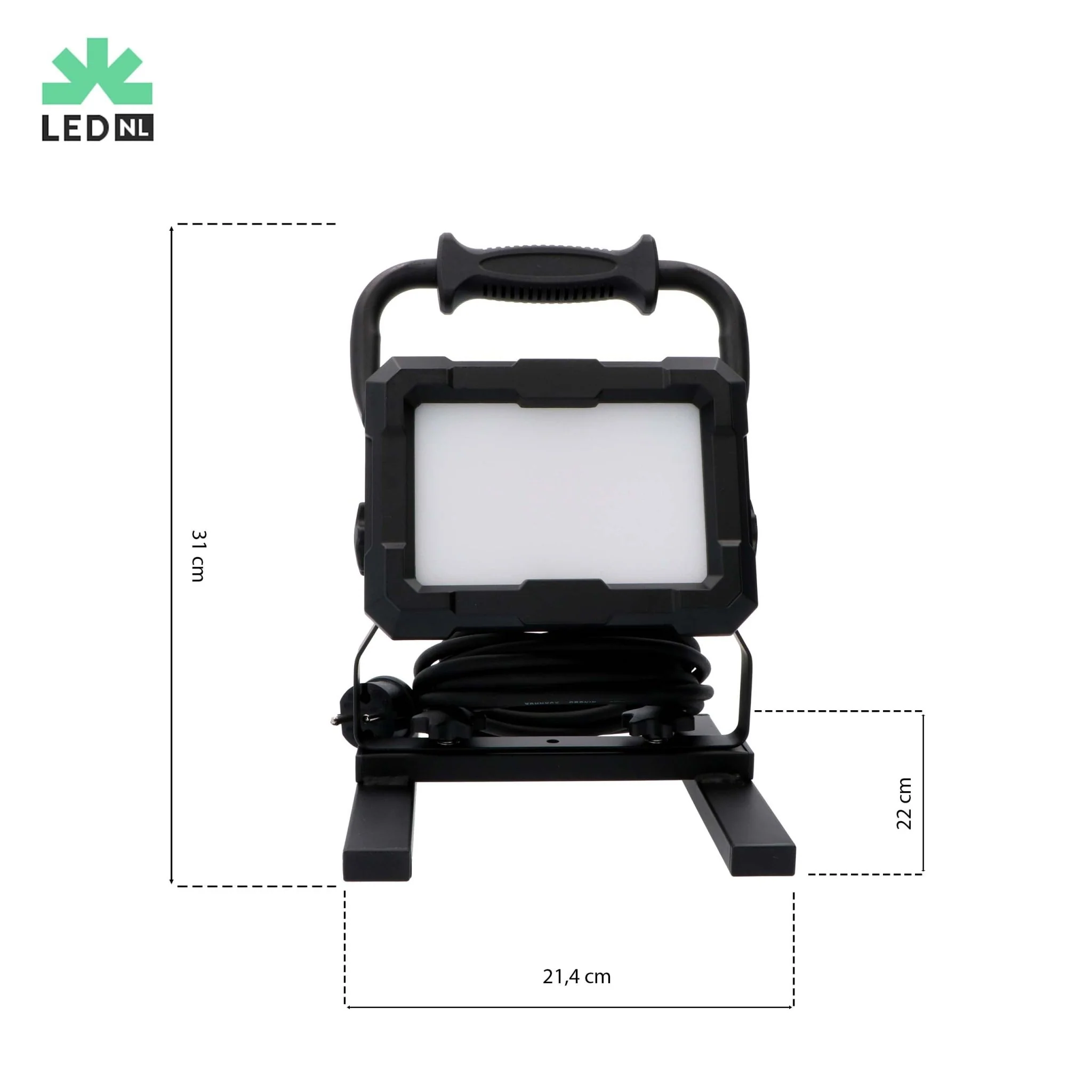 LED's Work Professionele LED Bouwlamp 4500 - Rough Service Tested - 5 meter snoer - 50W - IP65 - Image 7