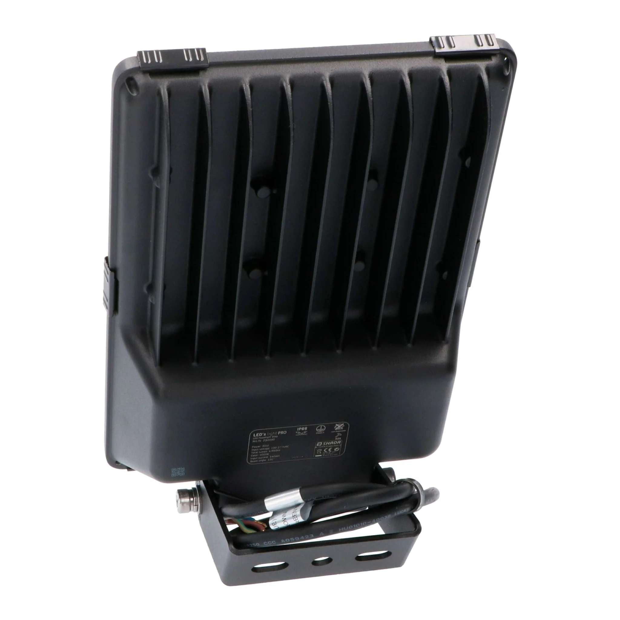 Premium LED Floodlight 30W - Levensduur van 30 jaar - IP66 Waterdicht - 4650 lm - Image 5