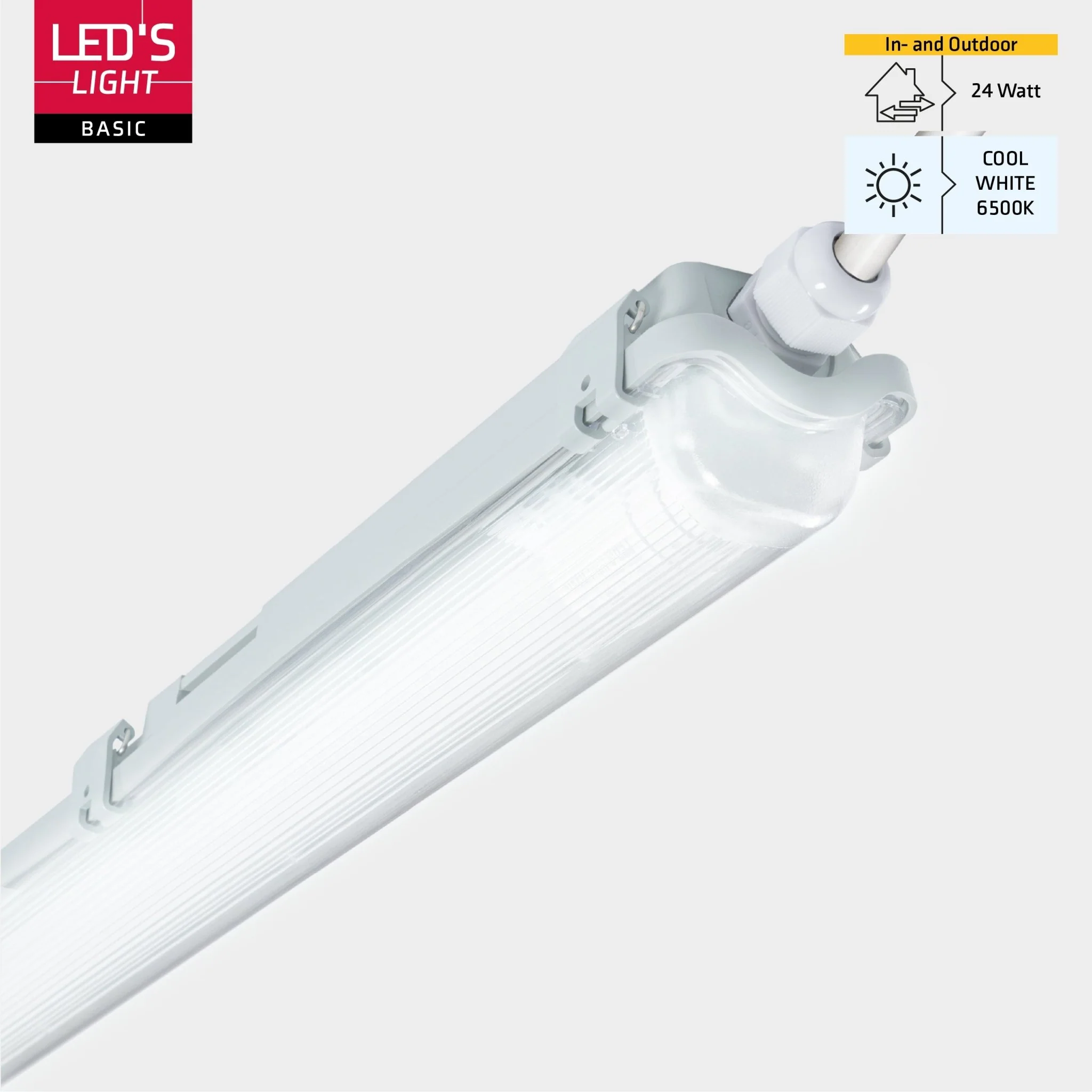 Proventa LED TL 8 armaturen met lampen 150 cm - Koud wit licht 6500 K - Waterdicht - Voordeelverpakking - 8 stuks - Image 7